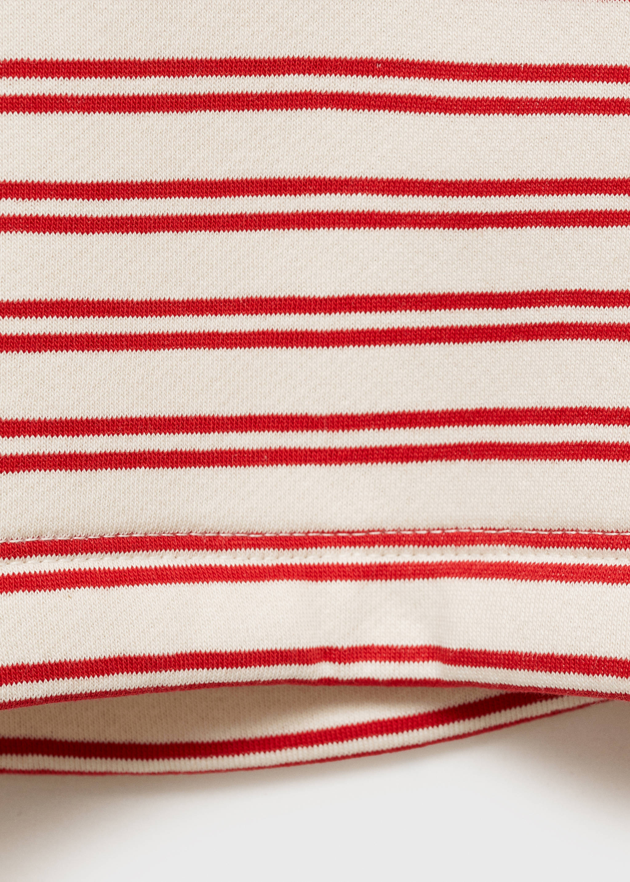 Striped hooded sweatshirt - Details of the article 8