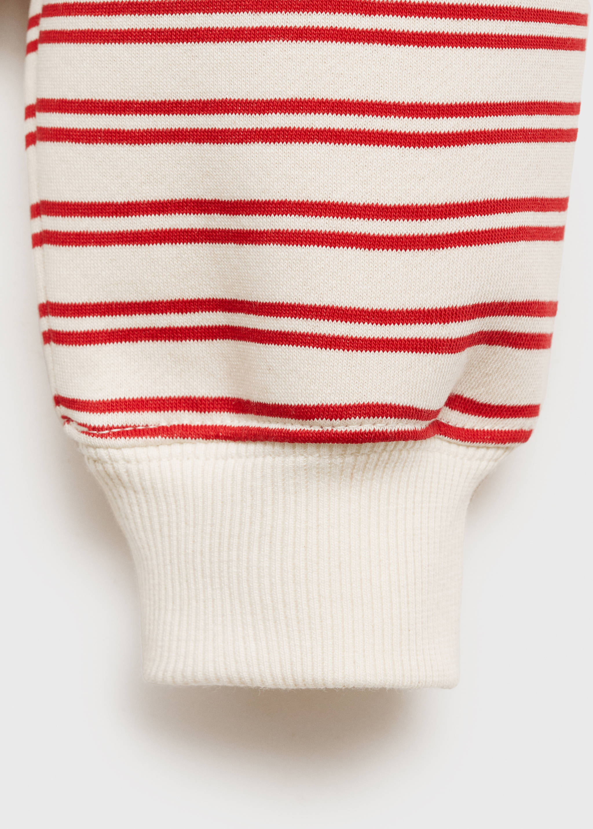 Striped hooded sweatshirt - Details of the article 0
