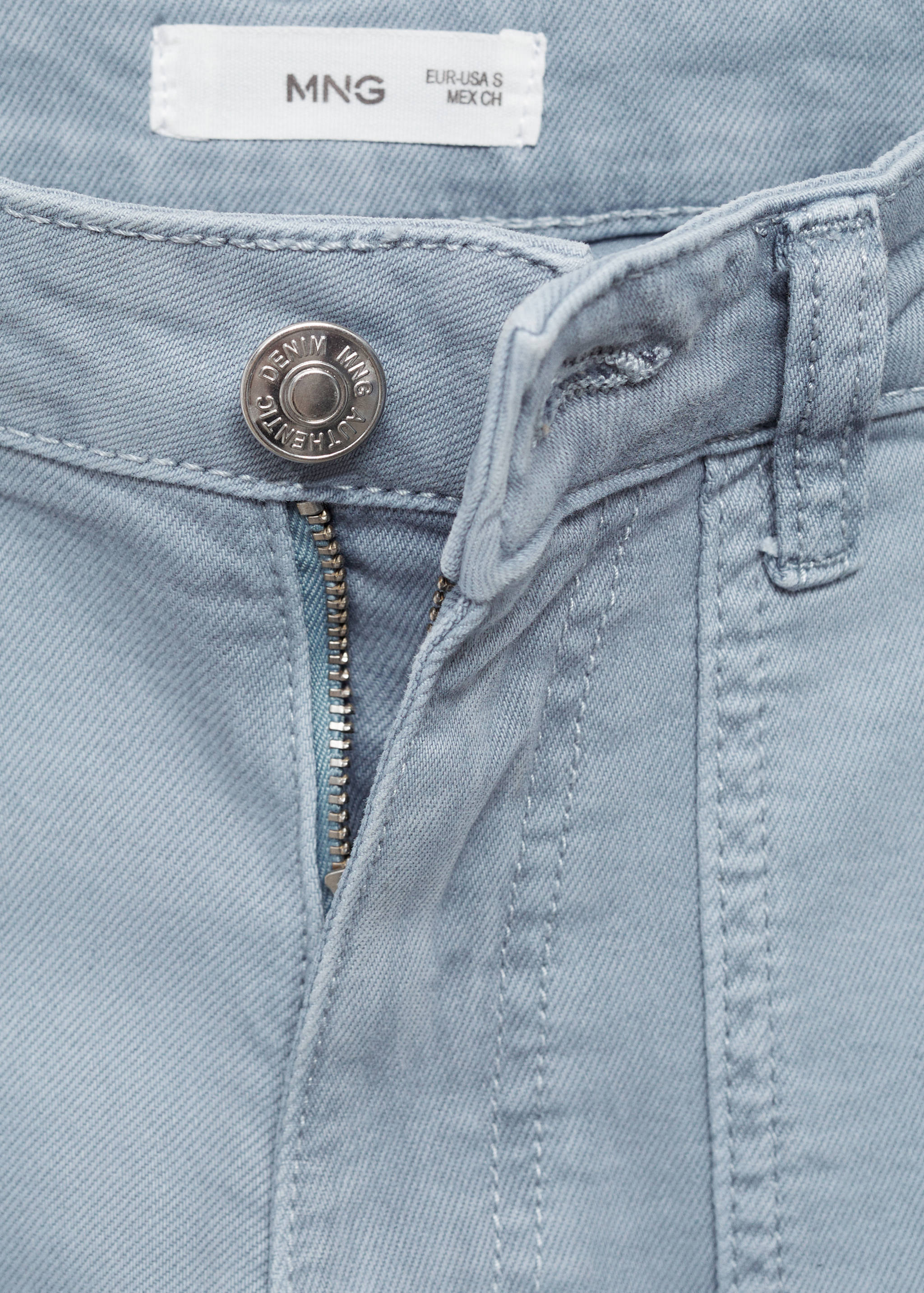 Calças de ganga culotte com bolsos - Pormenor do artigo 8