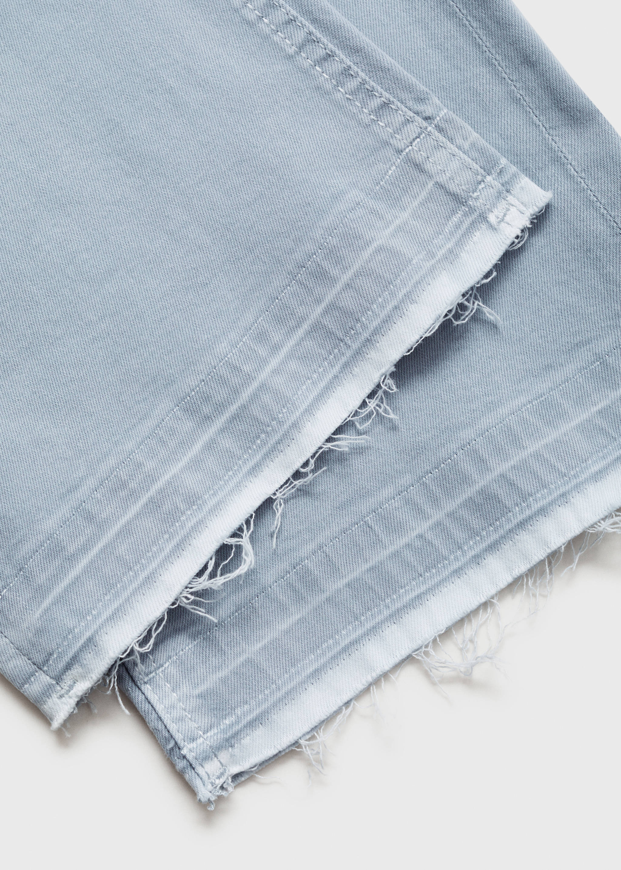 Calças de ganga culotte com bolsos - Pormenor do artigo 0