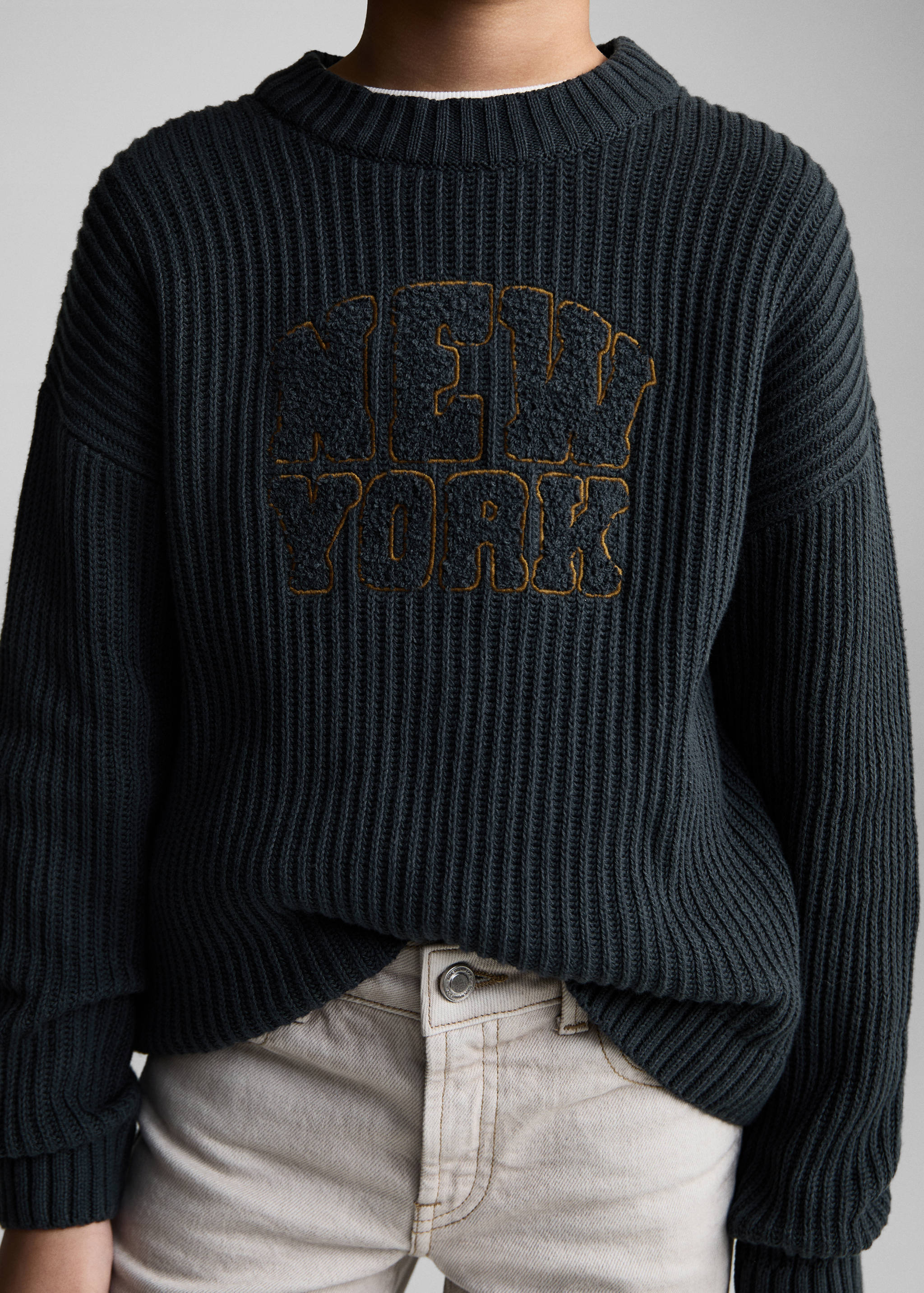 Message knitted sweater - Details of the article 6