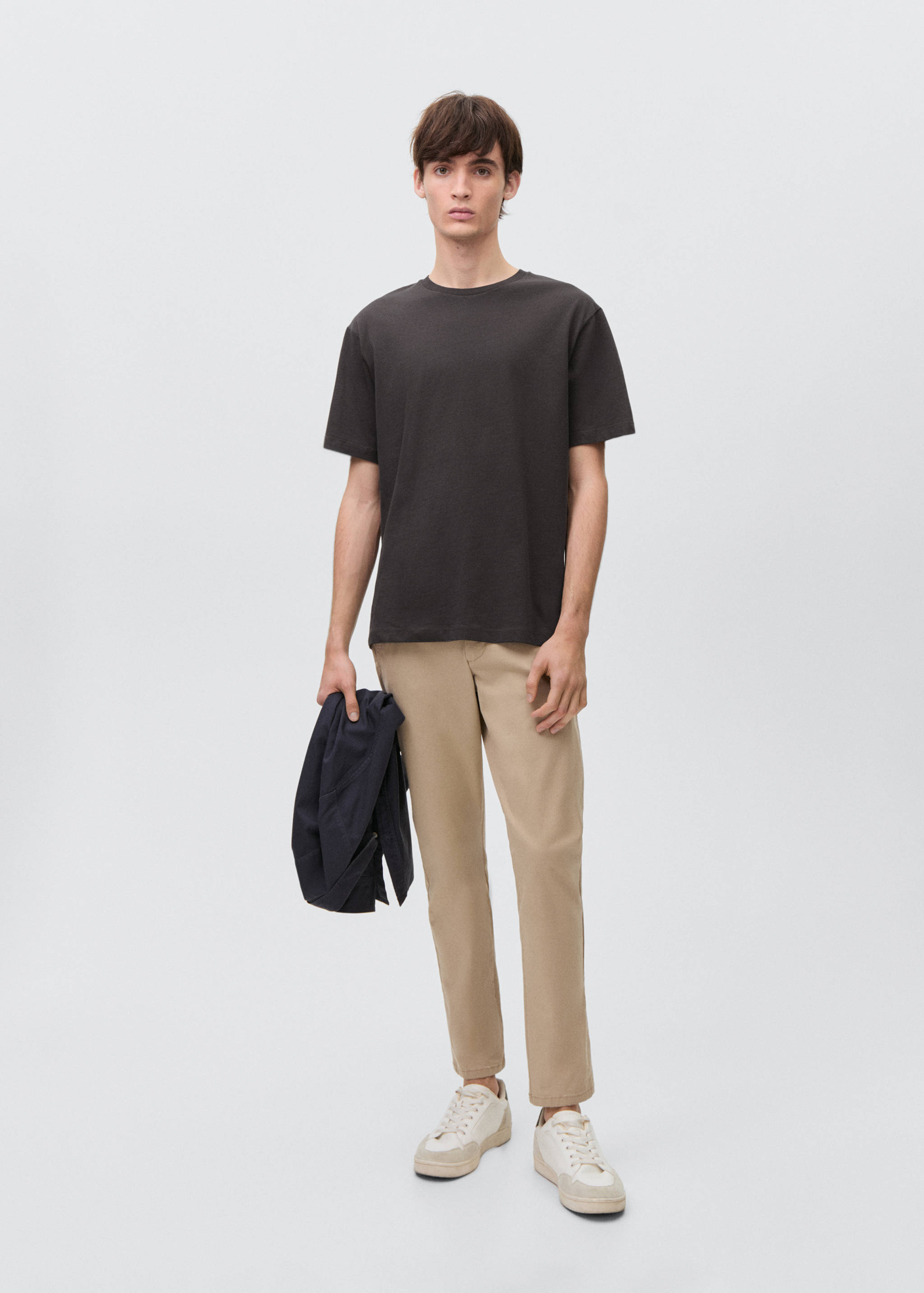 Essential cotton-blend T-shirt - General plane