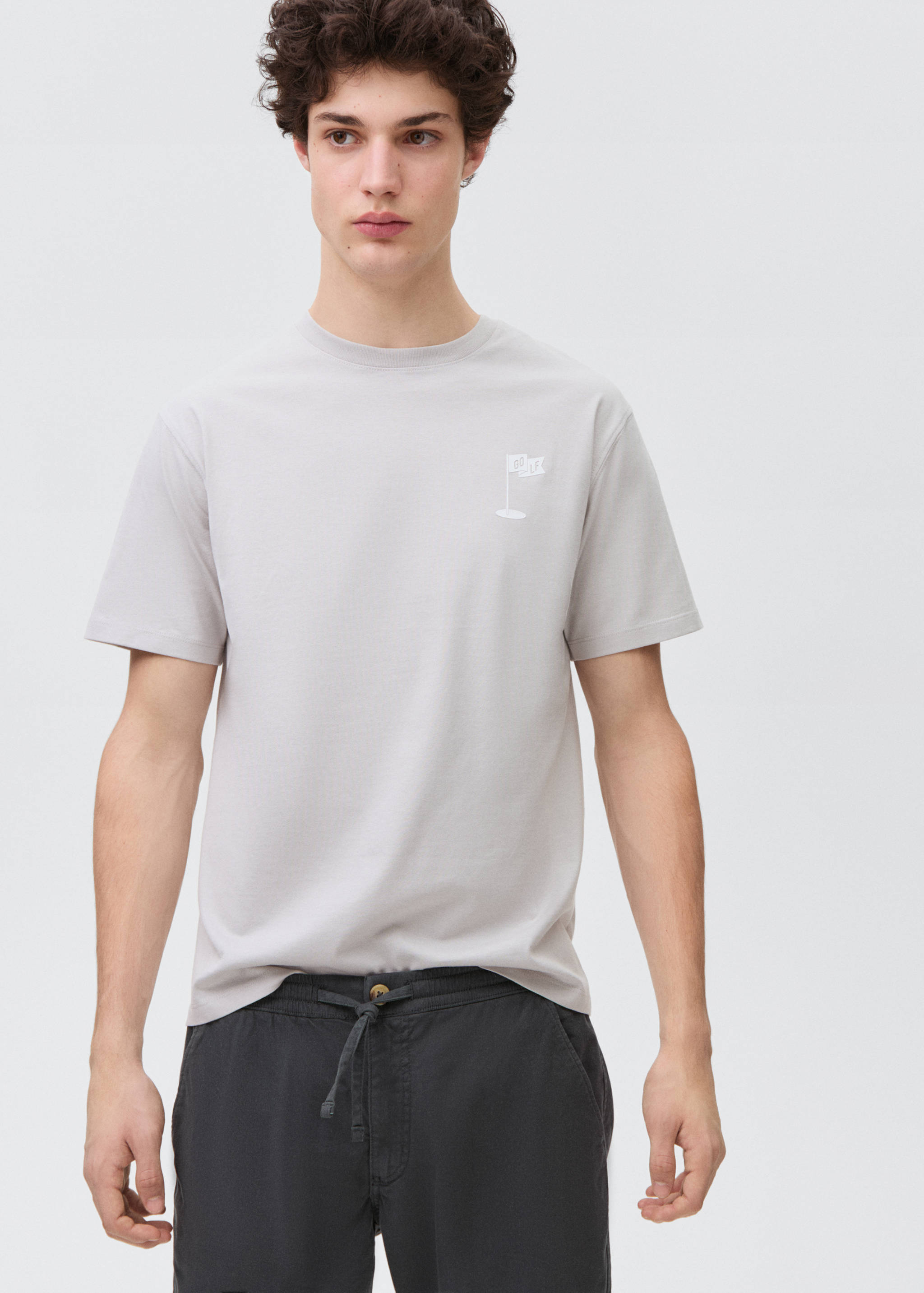 Pantalón jogger algodón - Plano medio