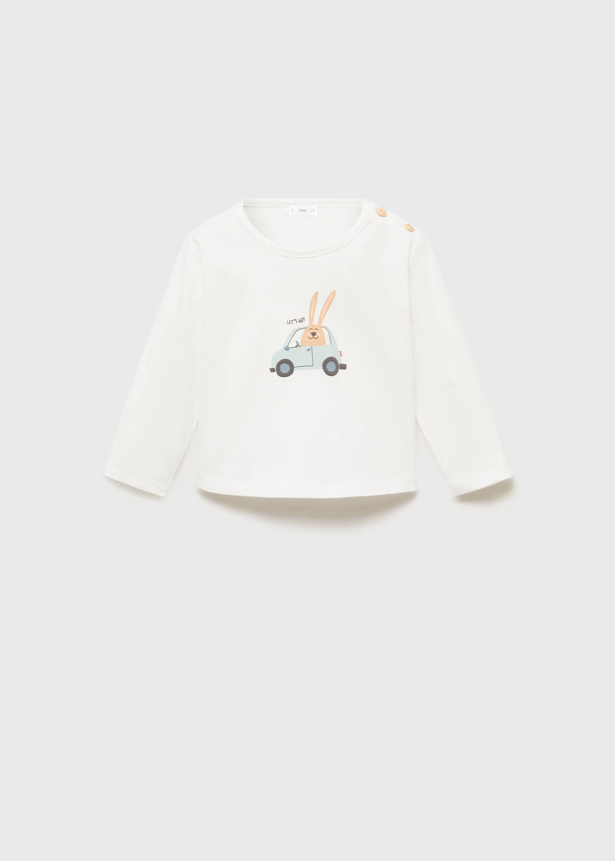 Camiseta dibujo estampado - Artículo sin modelo