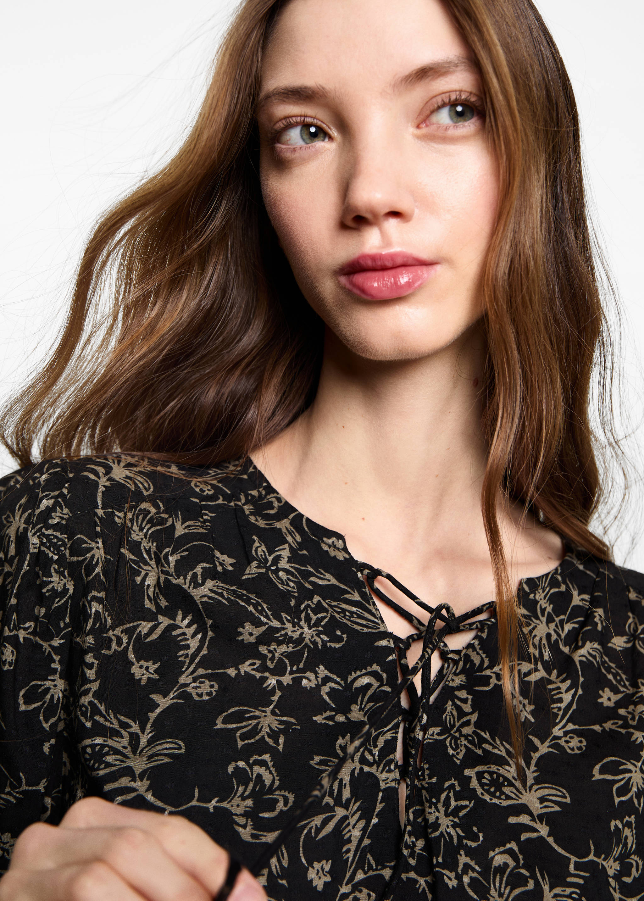 Floral print blouse - Details of the article 1