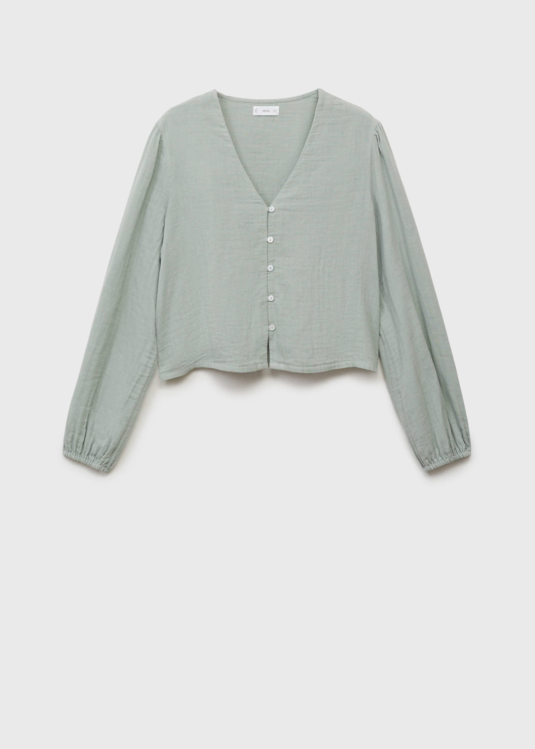 Blusa manga abaloada - Artigo sem modelo