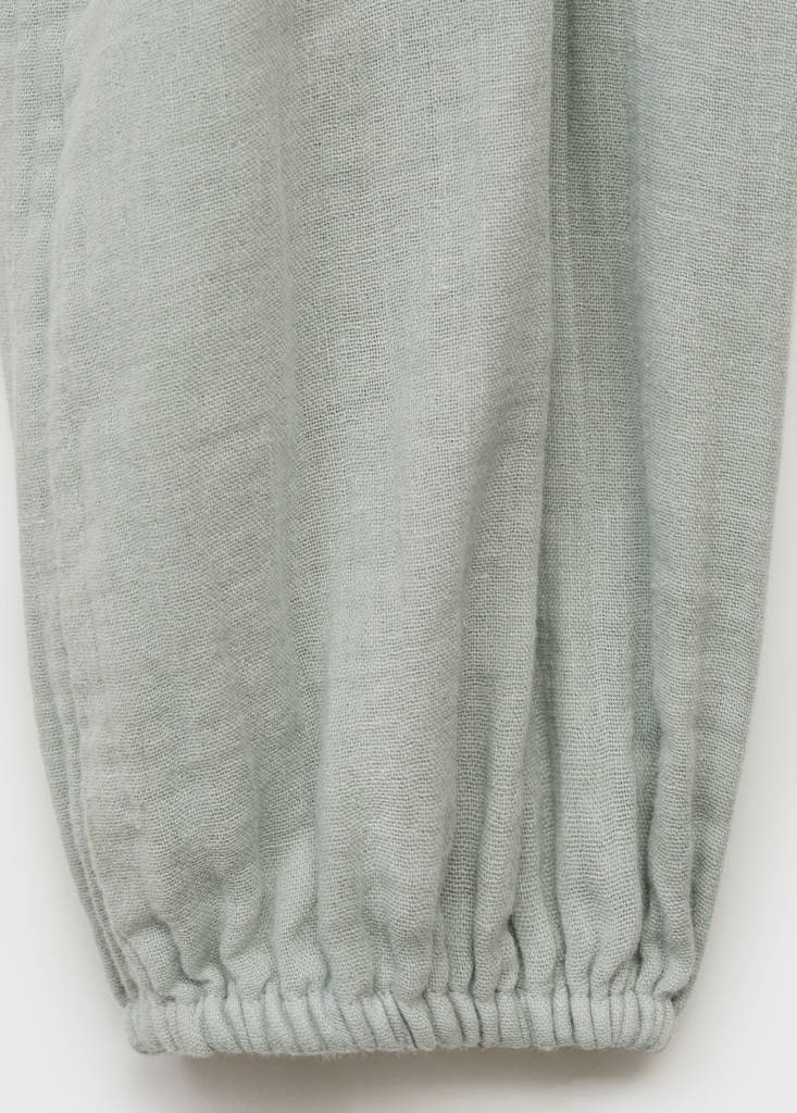 Puffed sleeves blouse — Mint Green