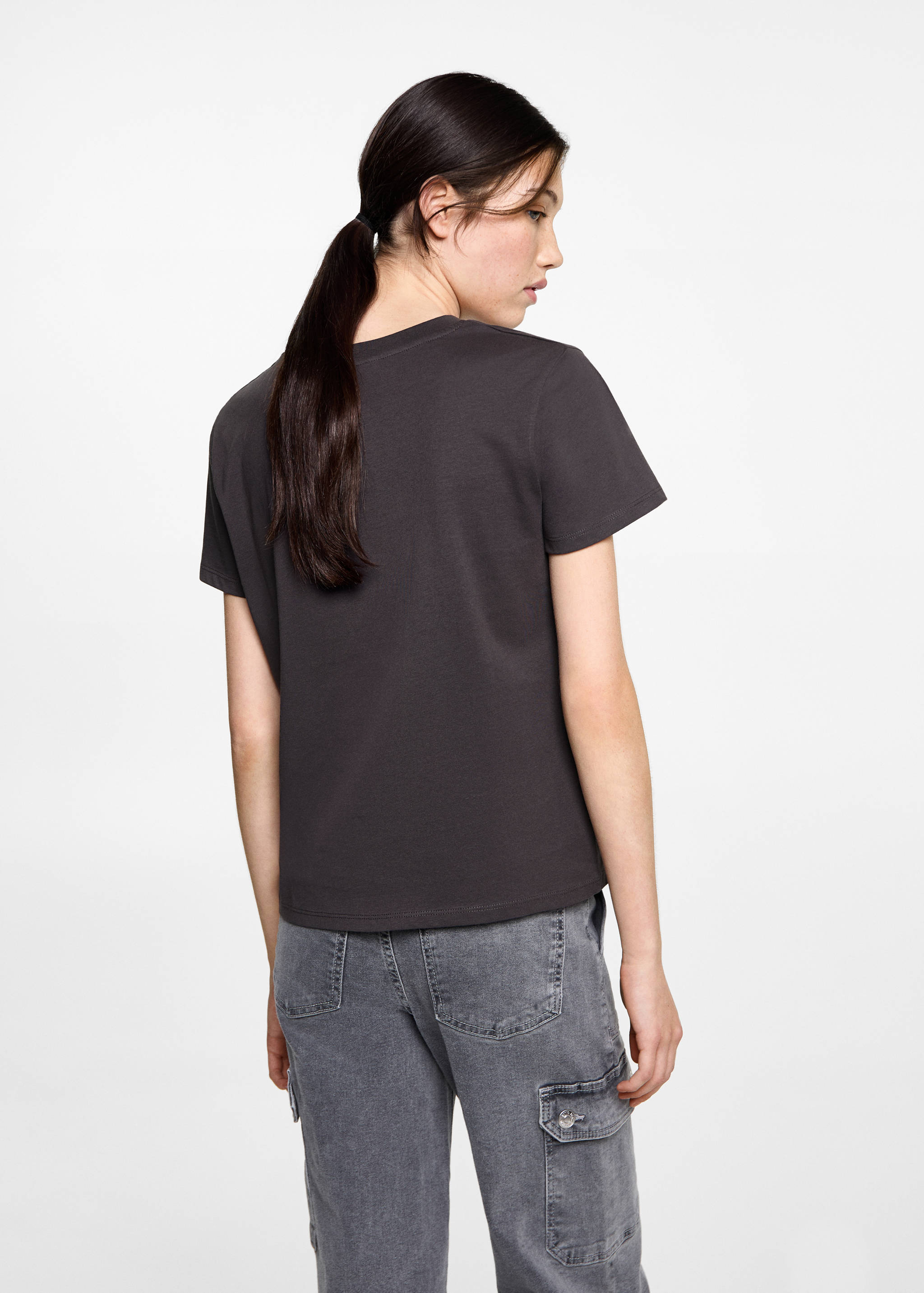 Short-sleeved printed t-shirt - Reverse of the article