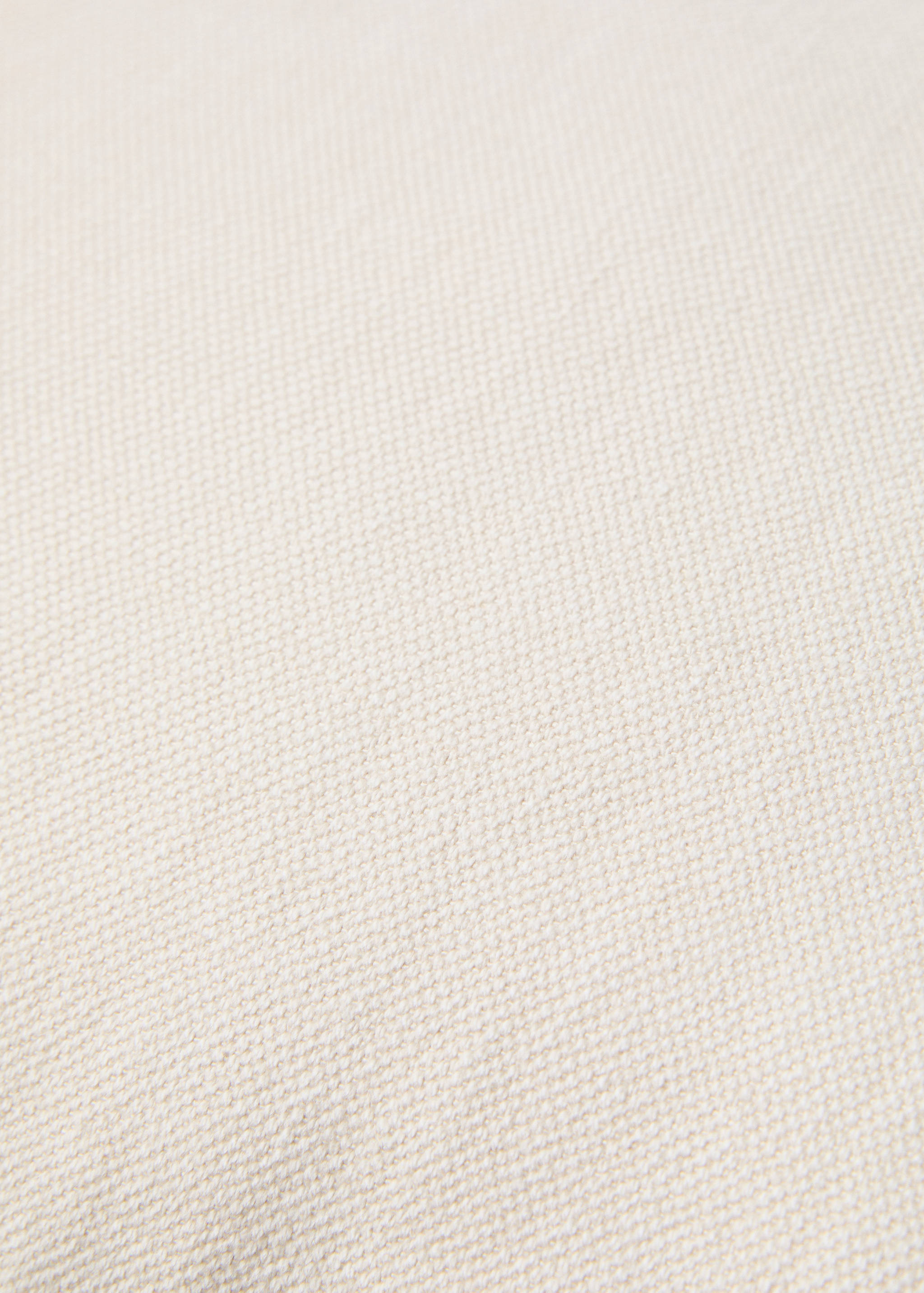 Cotton linen cushion cover with overlock flap 40x60cm - Details of the article 4