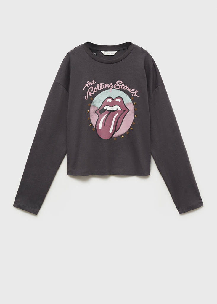 The Rolling Stones T-shirt — Charcoal