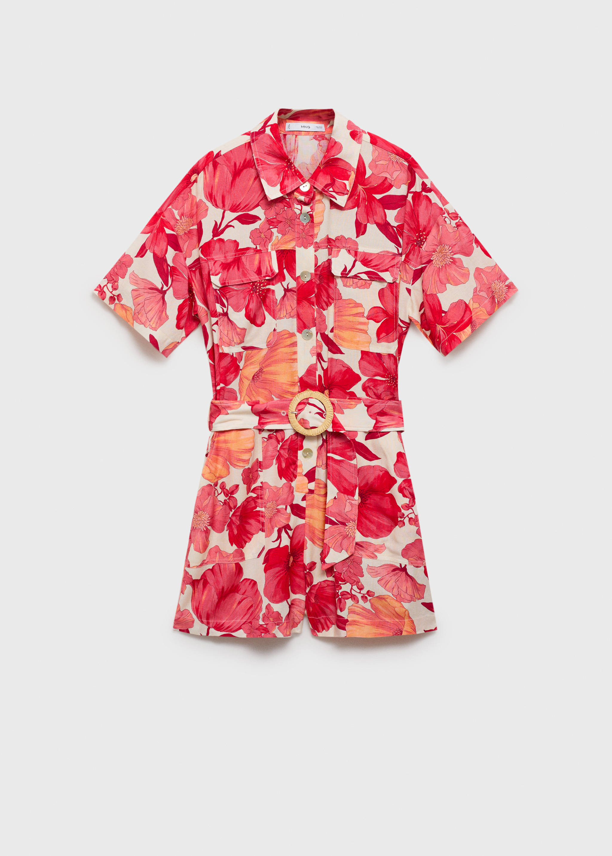 Mono corto estampado floral - Artículo sin modelo