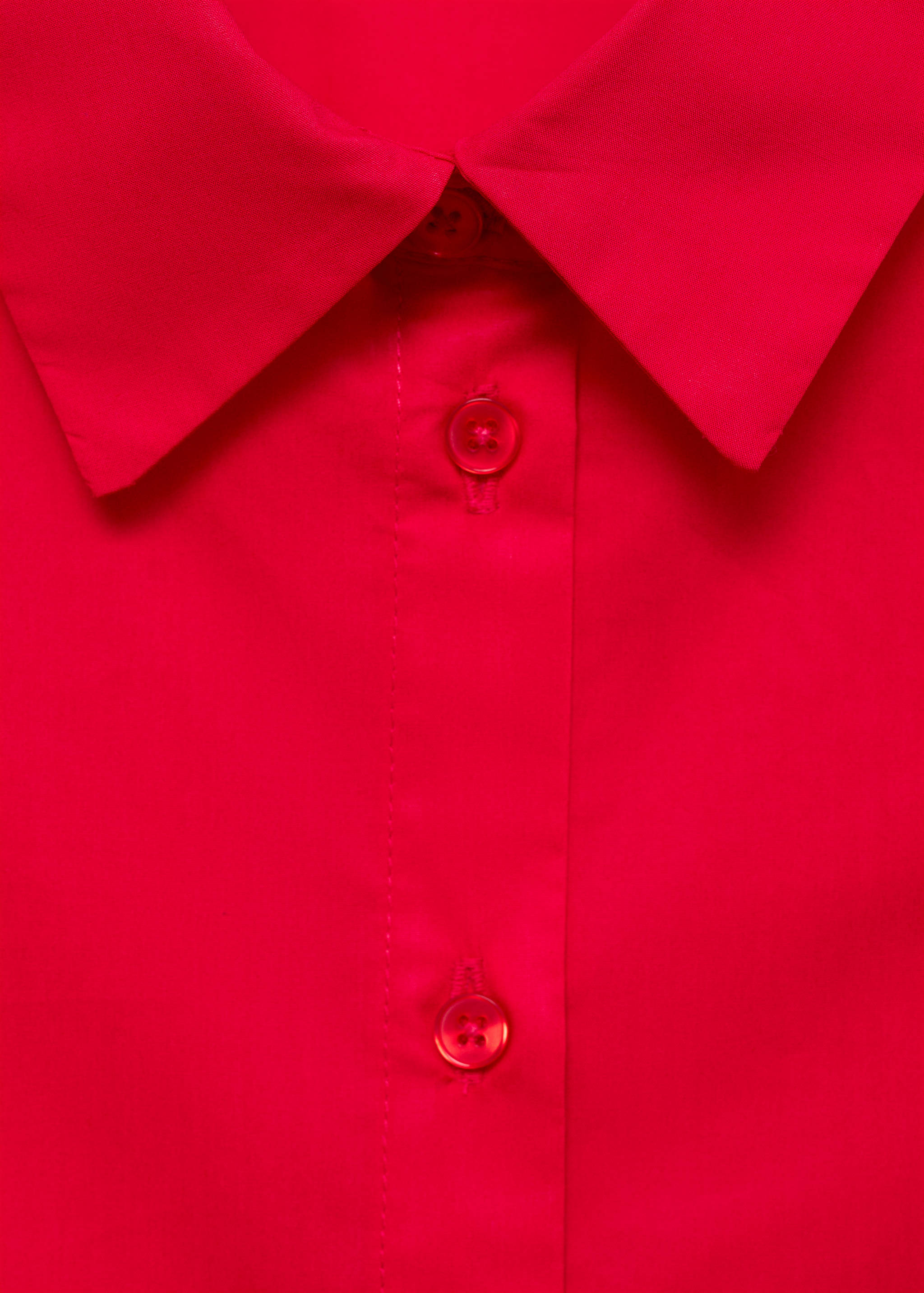 Cotton blouse with openwork detail - Details of the article 8