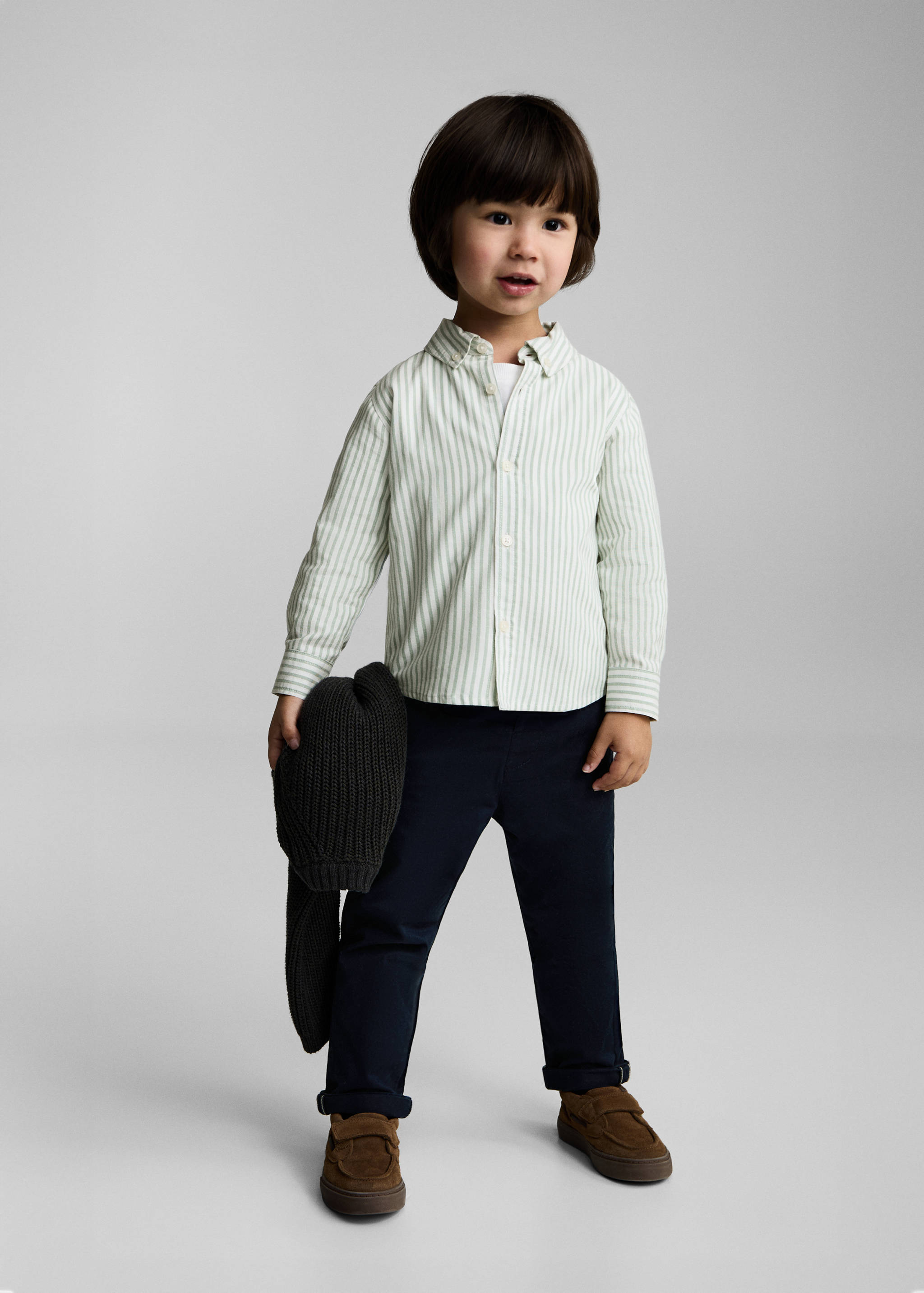 قميص أكسفورد مخطط - رؤية عامة