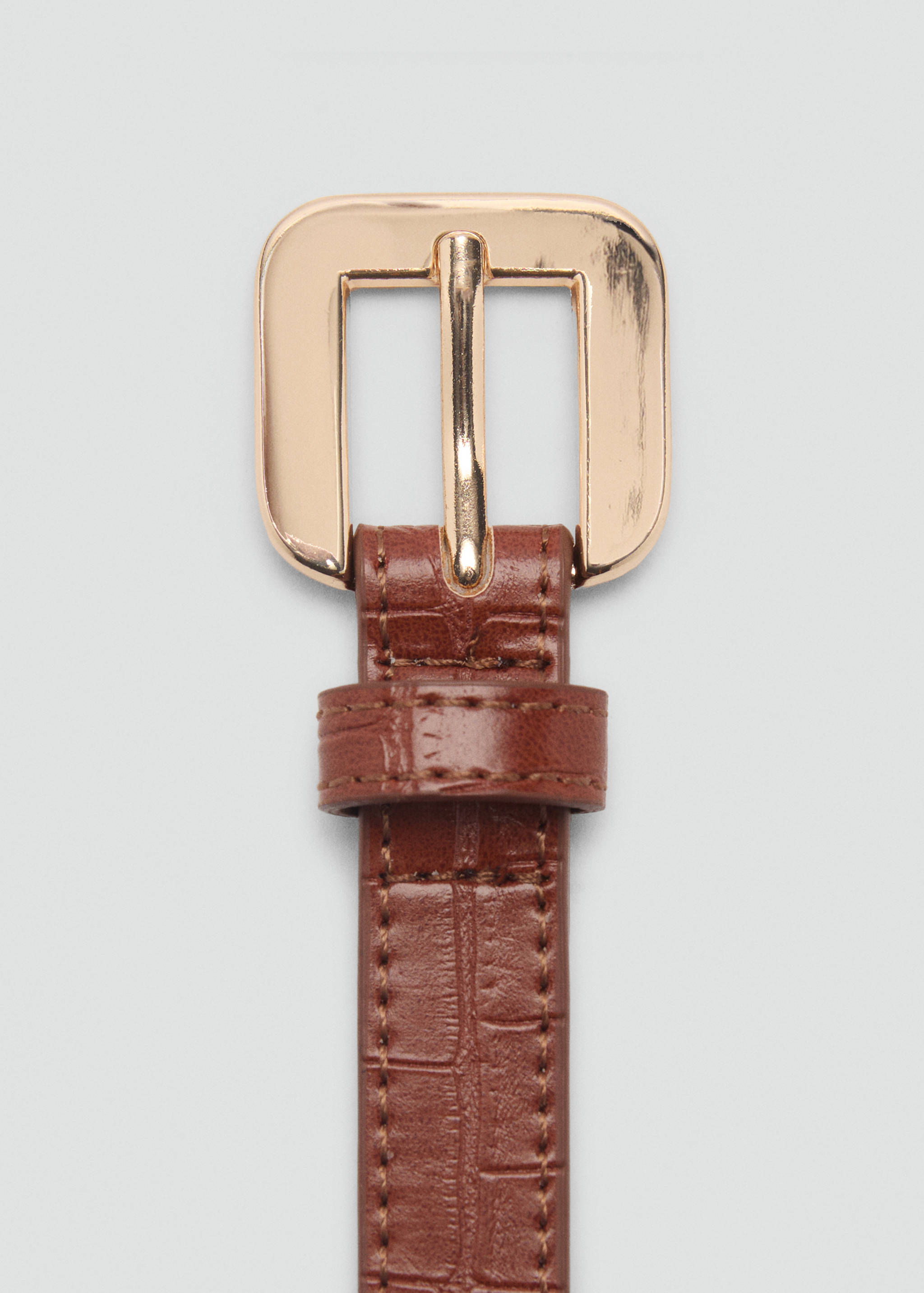 Croco faux-leather belt - Details of the article 1