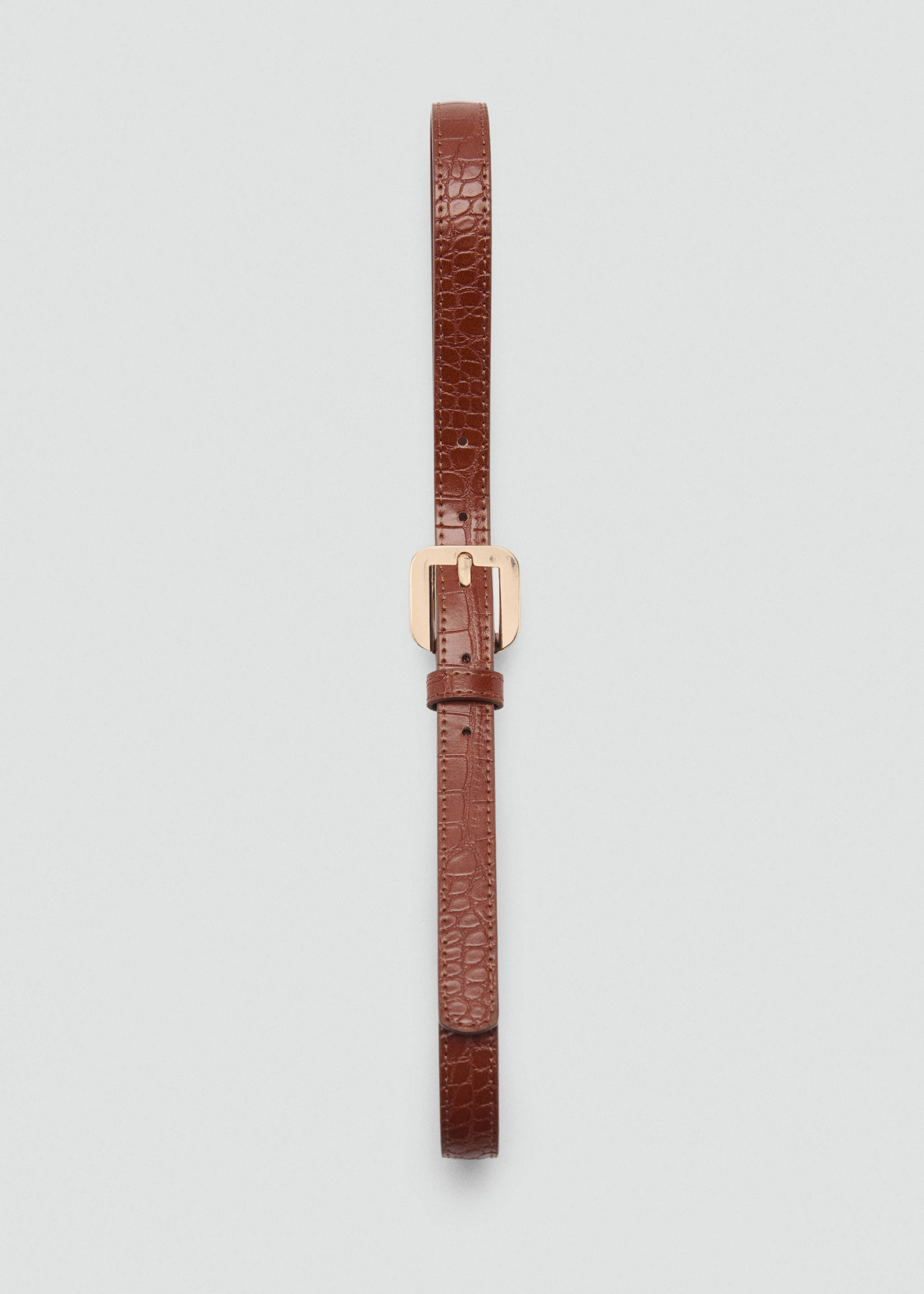 Croco faux-leather belt - Details of the article 2