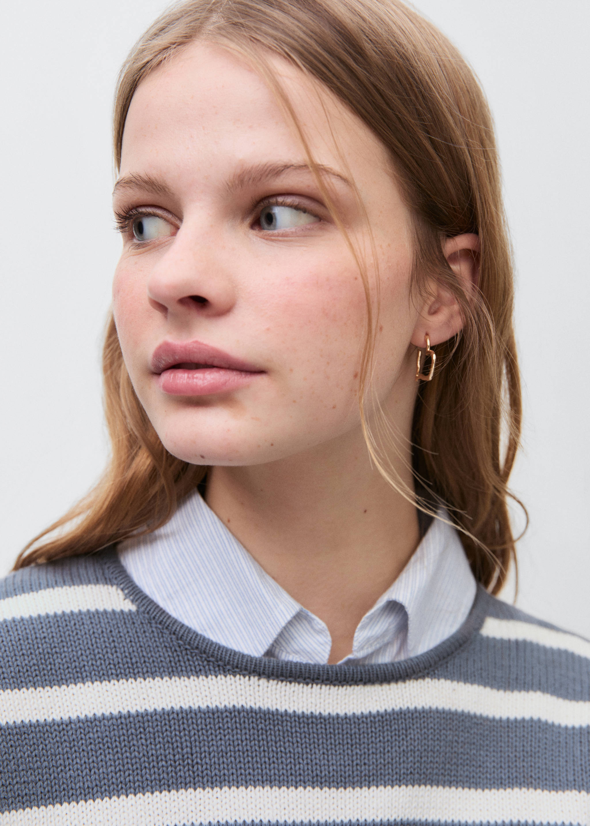 Knit striped sweater - Details of the article 1