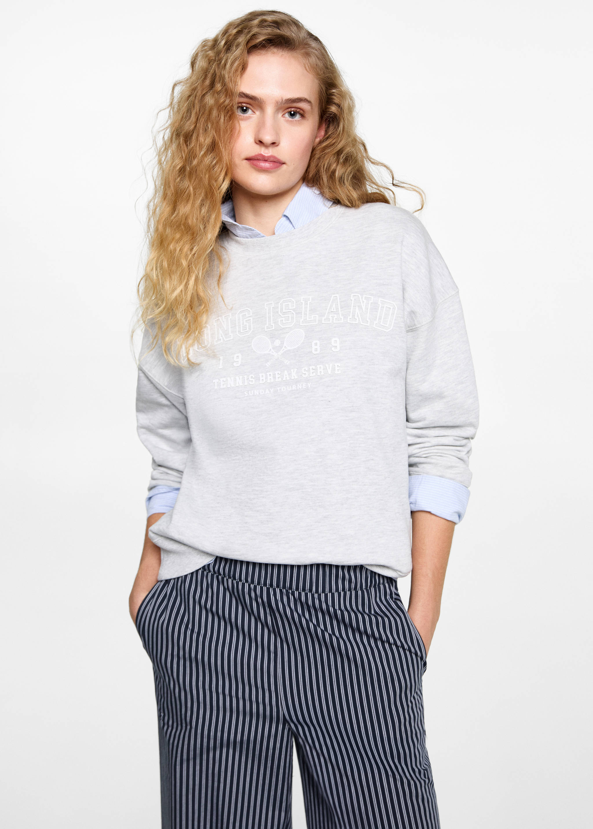 Striped flowy trousers - Medium plane