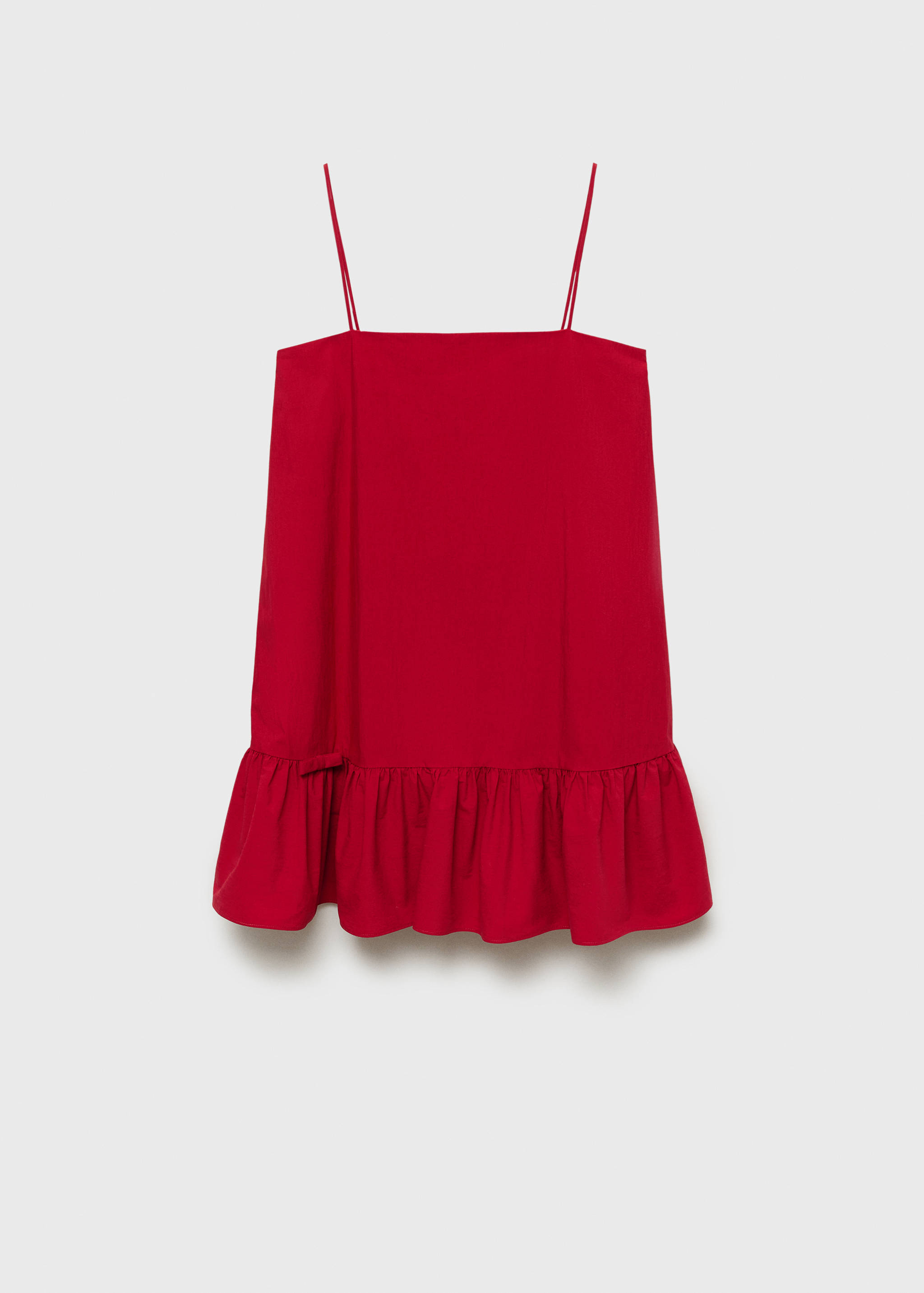 Ruffle dress with thin straps - Article without model