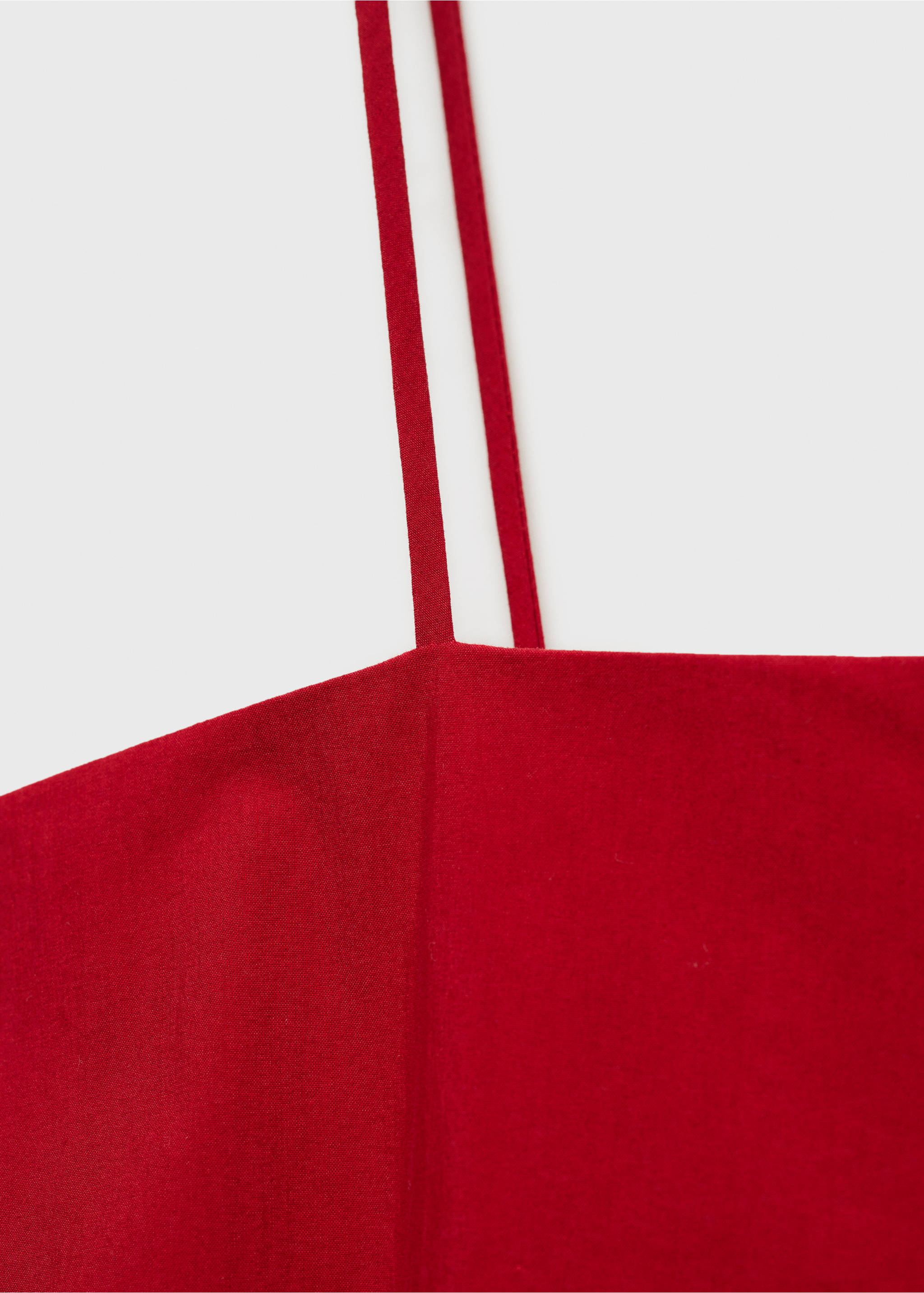 Robe volants fines bretelles - Détail de l'article 0, Rouge. Ref: 87032545-00.