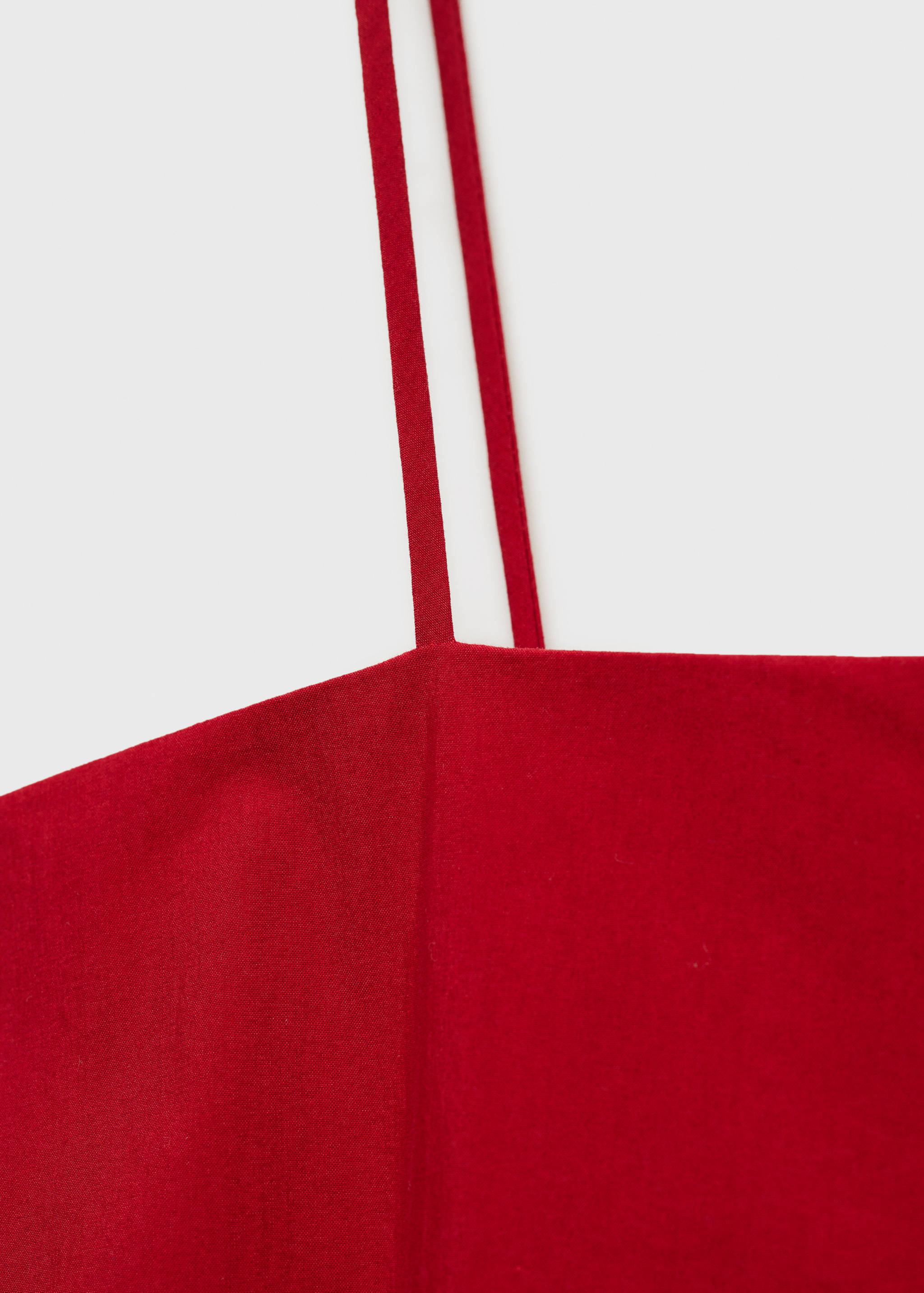 Ruffle dress with thin straps - Details of the article 0