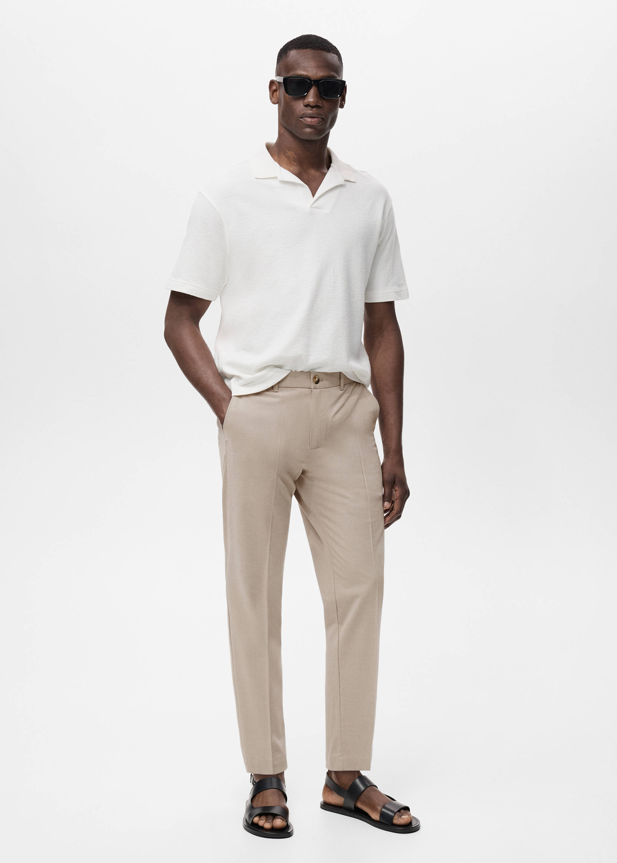 Pantalón Bologna slim cropped comfort stretch - Plano general