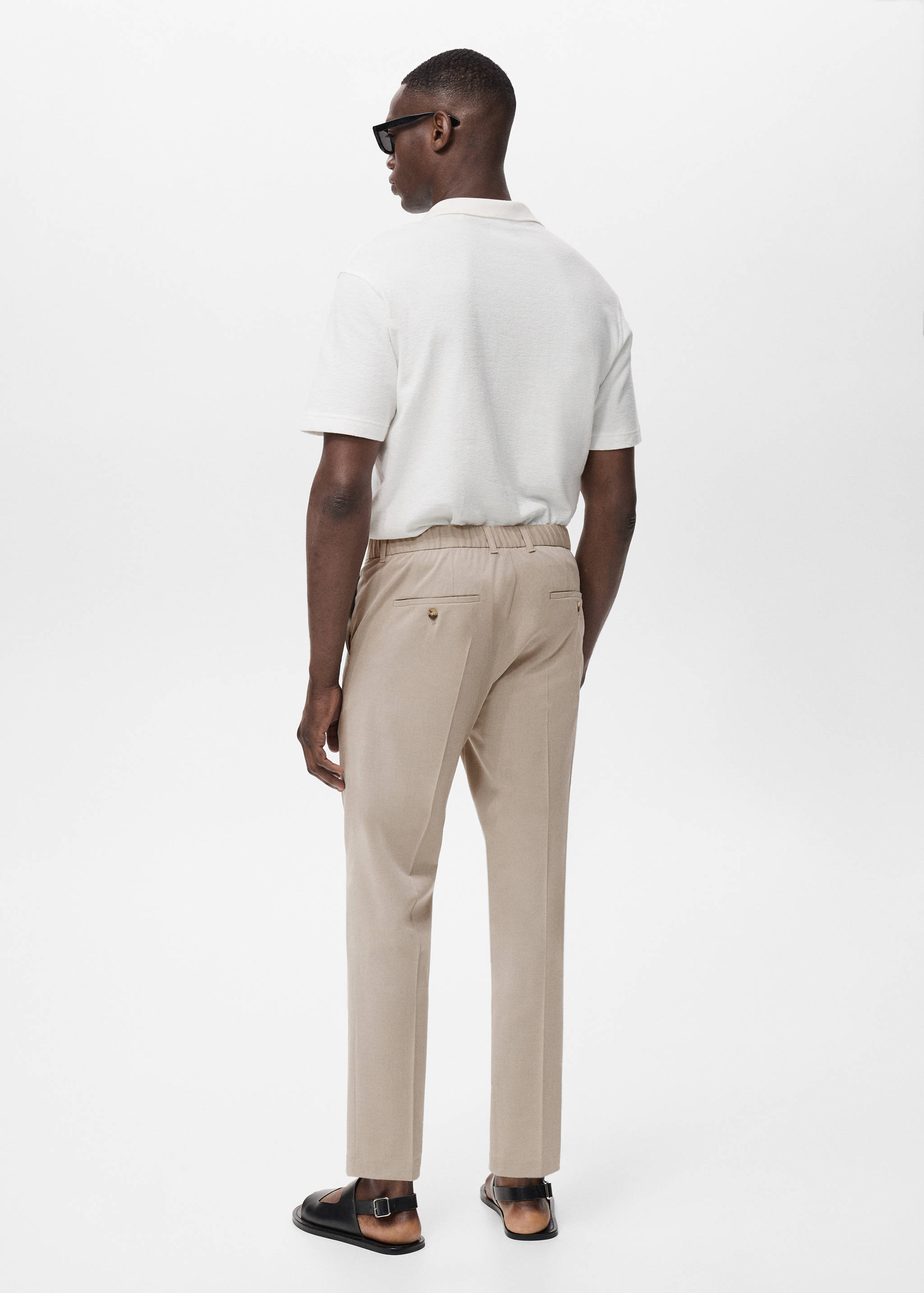 Pantalón Bologna slim cropped comfort stretch - Reverso del artículo
