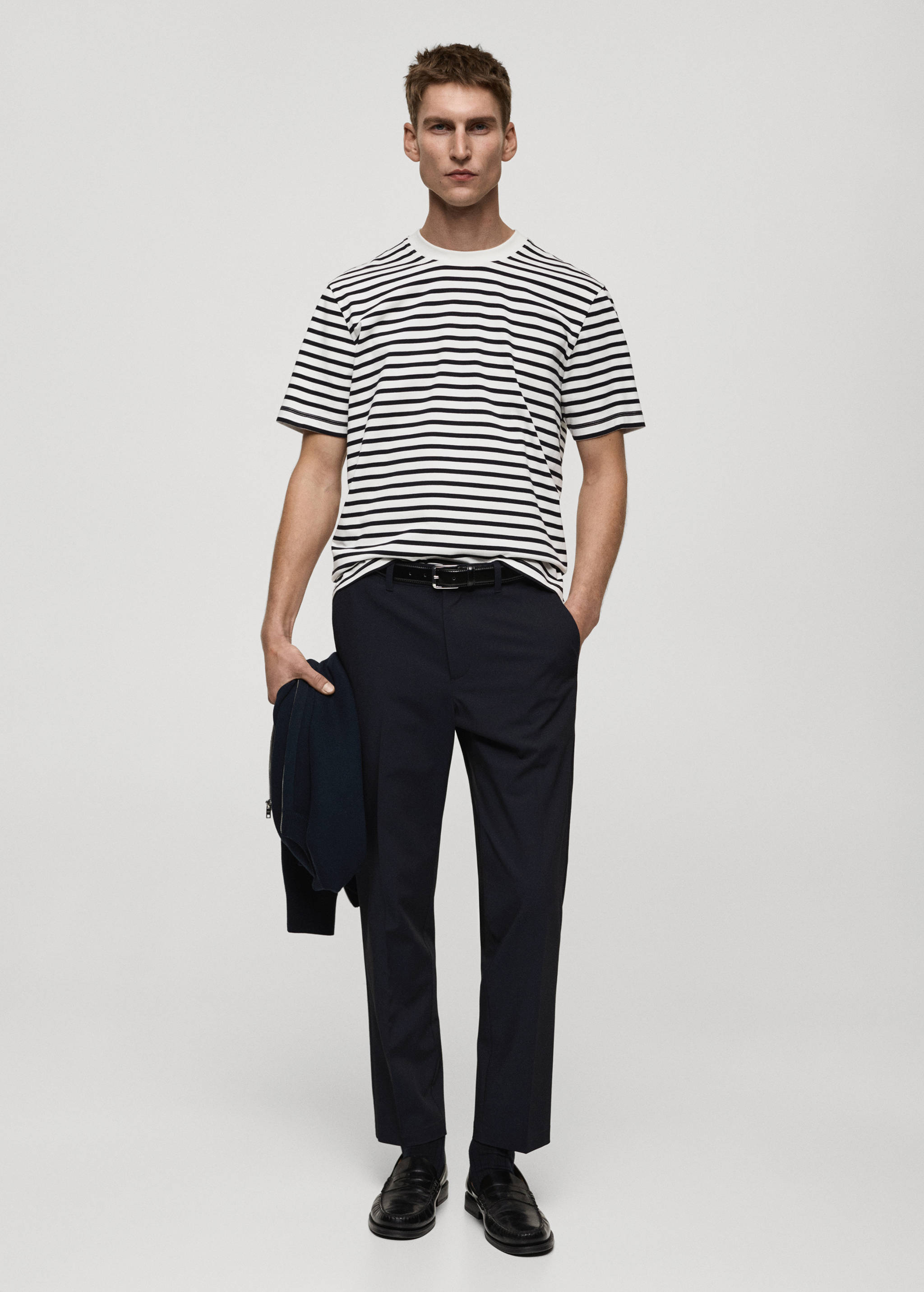 Pantalón Bologna slim cropped comfort stretch - Plano general