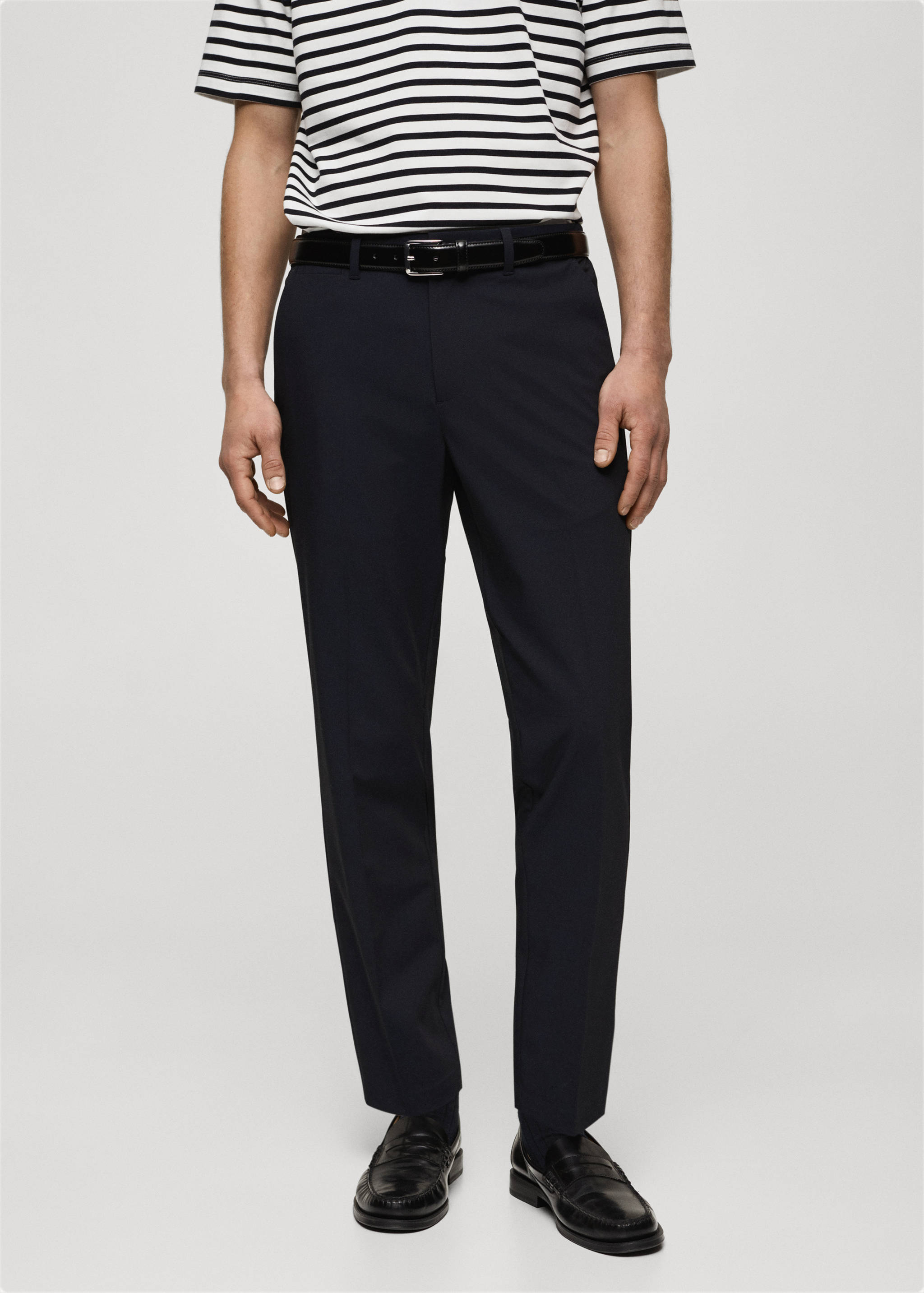 Pantalón Bologna slim cropped comfort stretch - Plano medio
