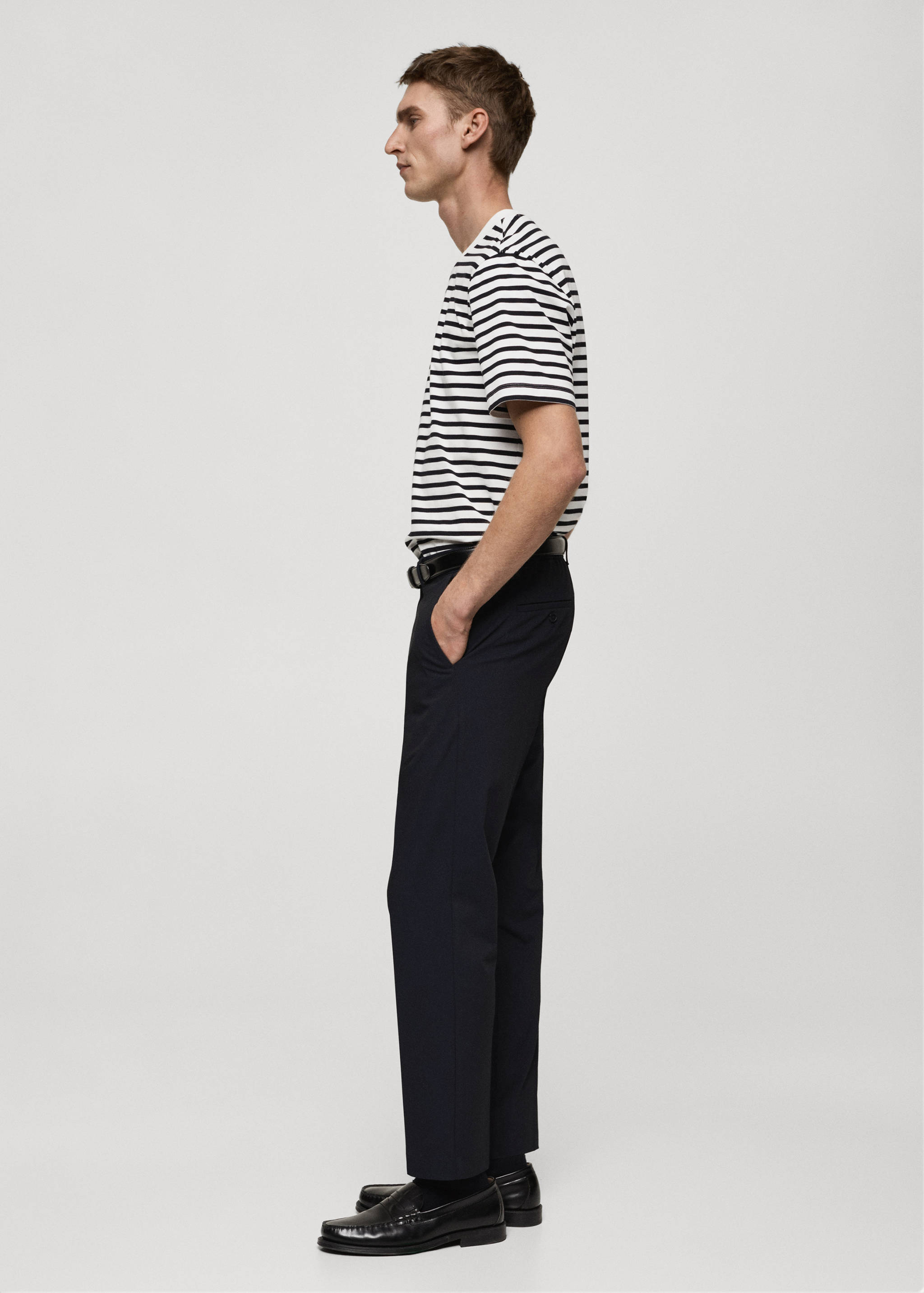 Pantalón Bologna slim cropped comfort stretch - Reverso del artículo