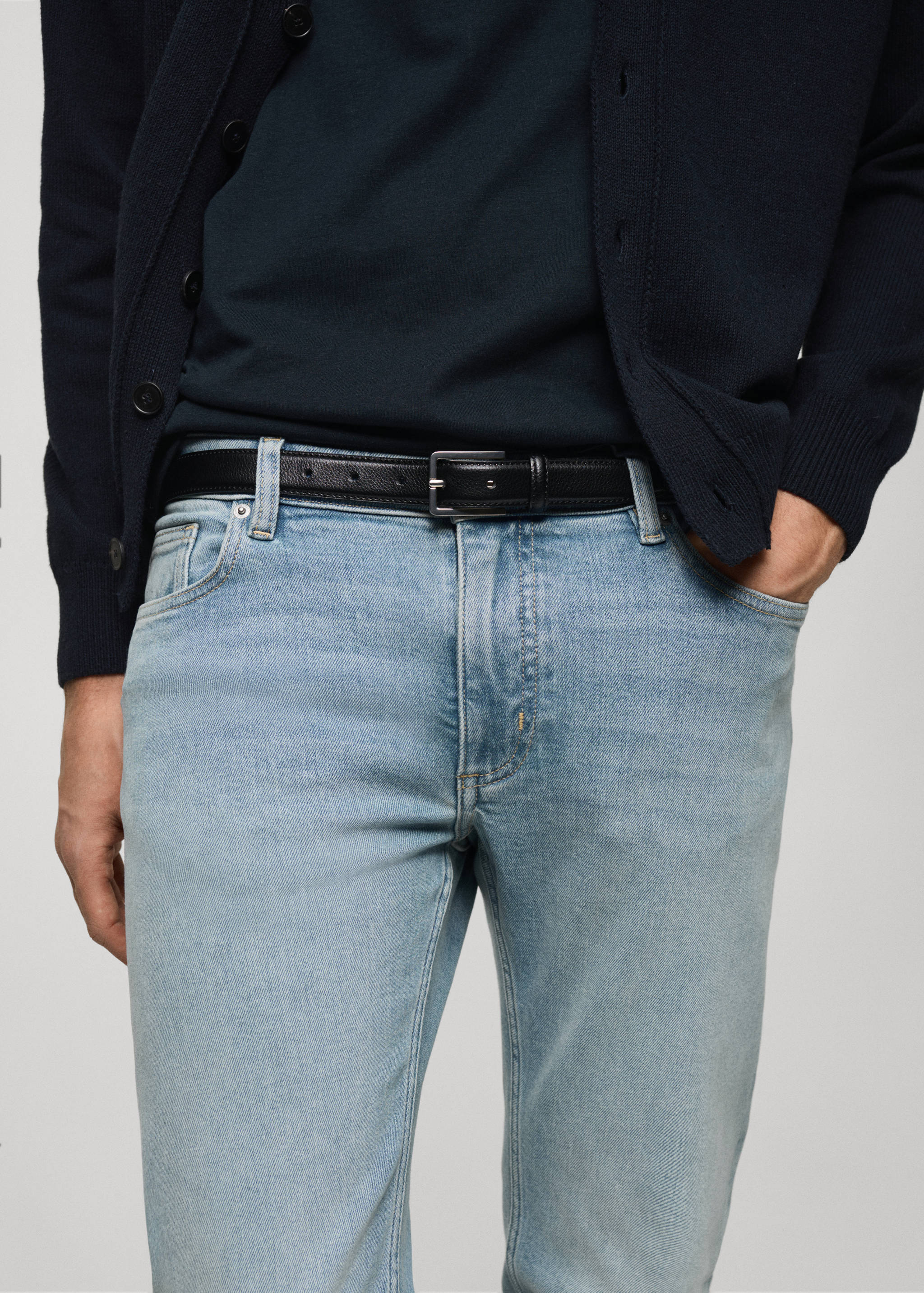 Texans Jan slim fit efecte desgastat - Detall de l'article 1