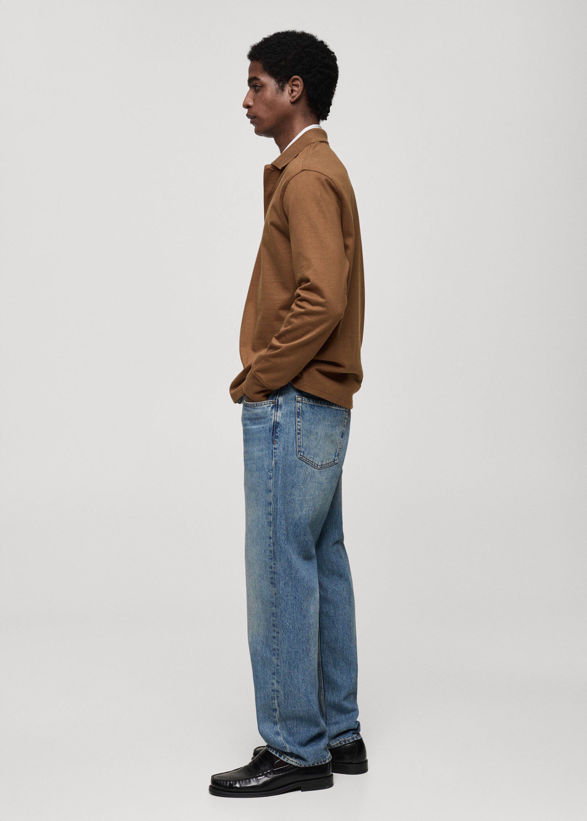 100% cotton polo sweatshirt - Details of the article 2