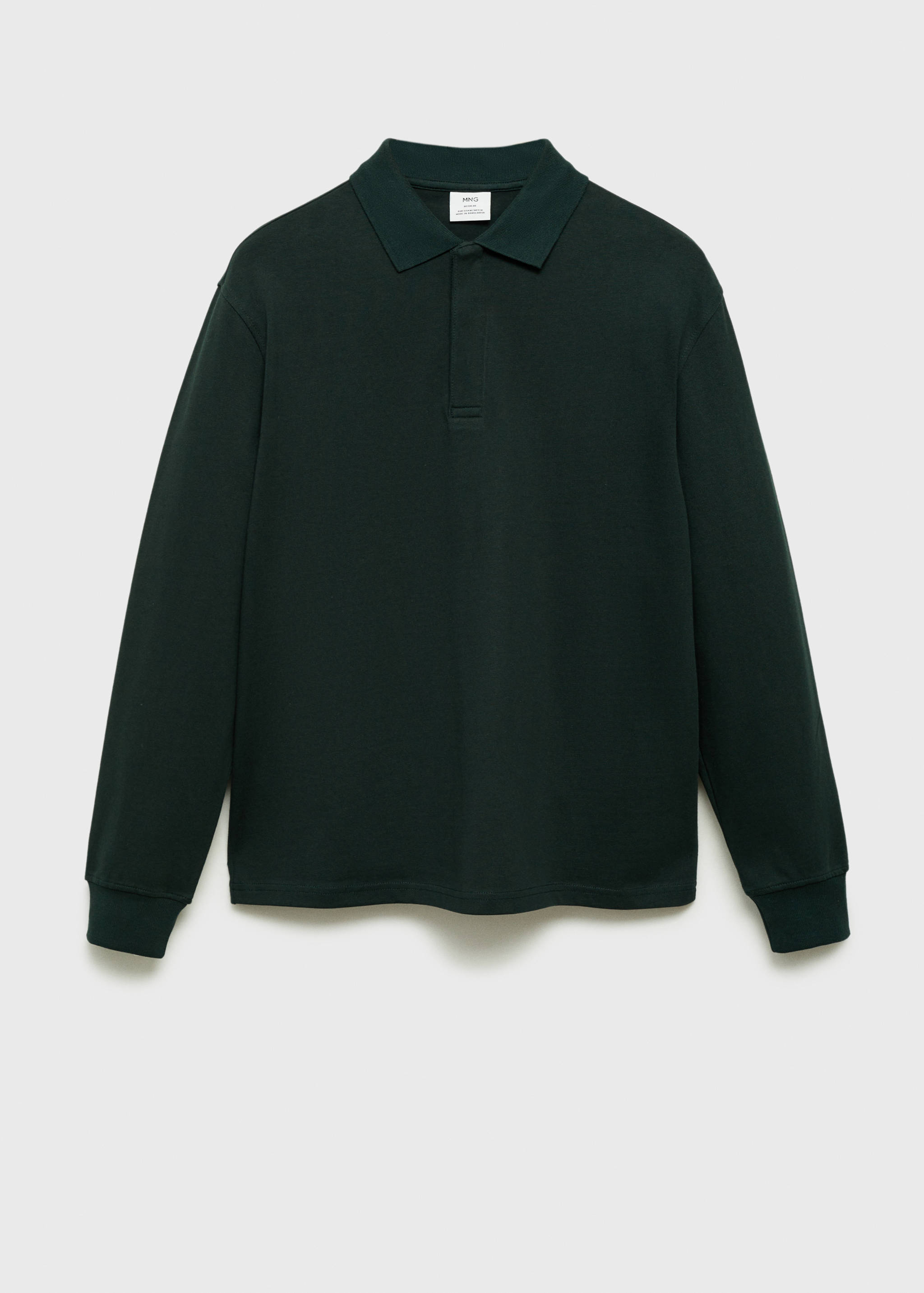 100% cotton polo sweatshirt - Article without model
