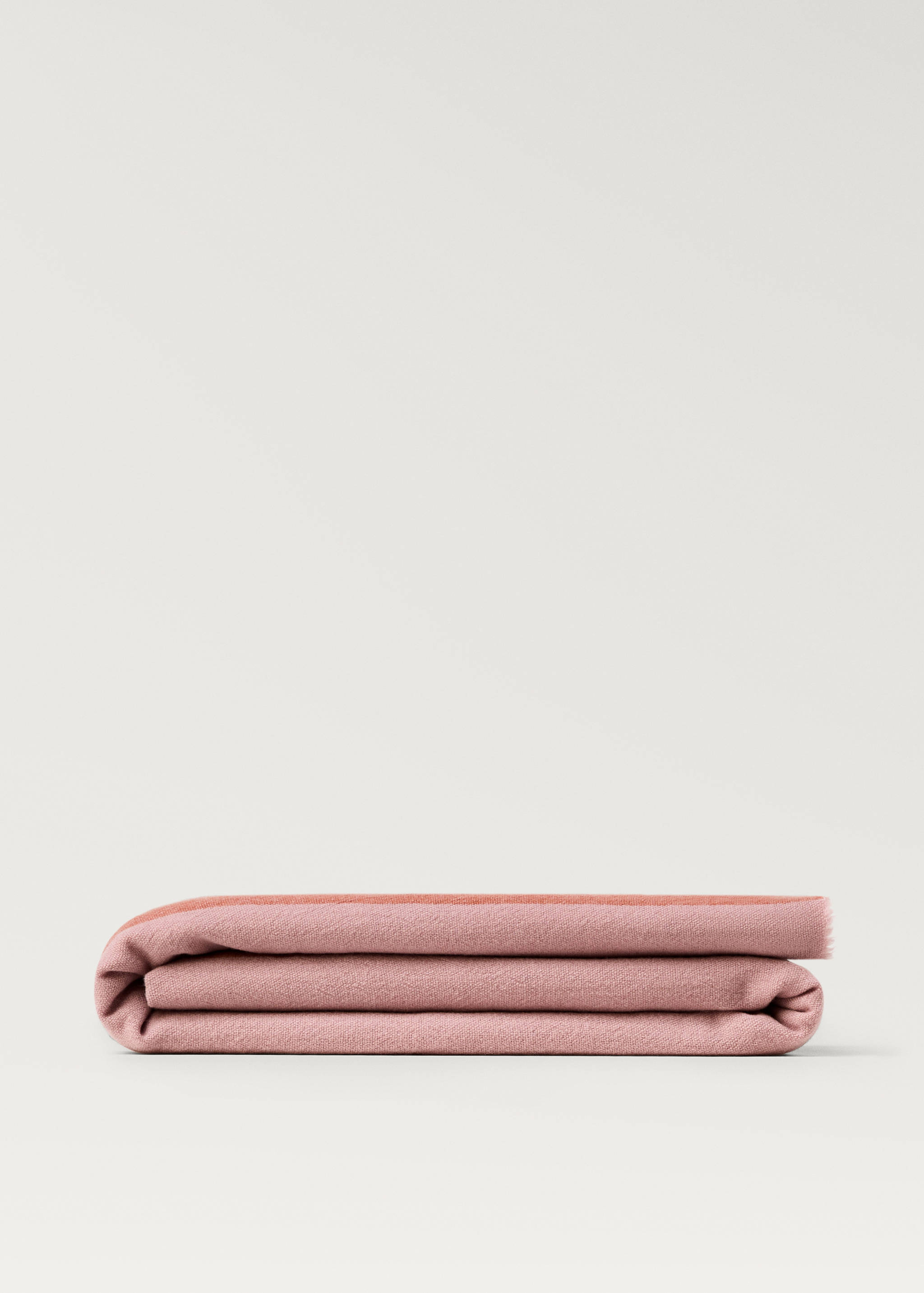 100% wool blanket with contrasting stripes - Article without model