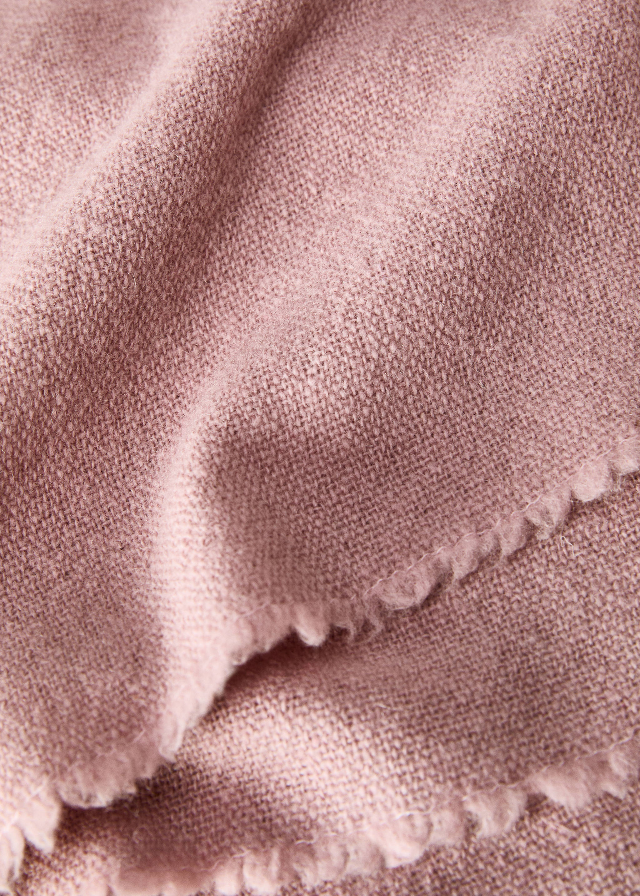 100% wool blanket with contrasting stripes - Details of the article 2