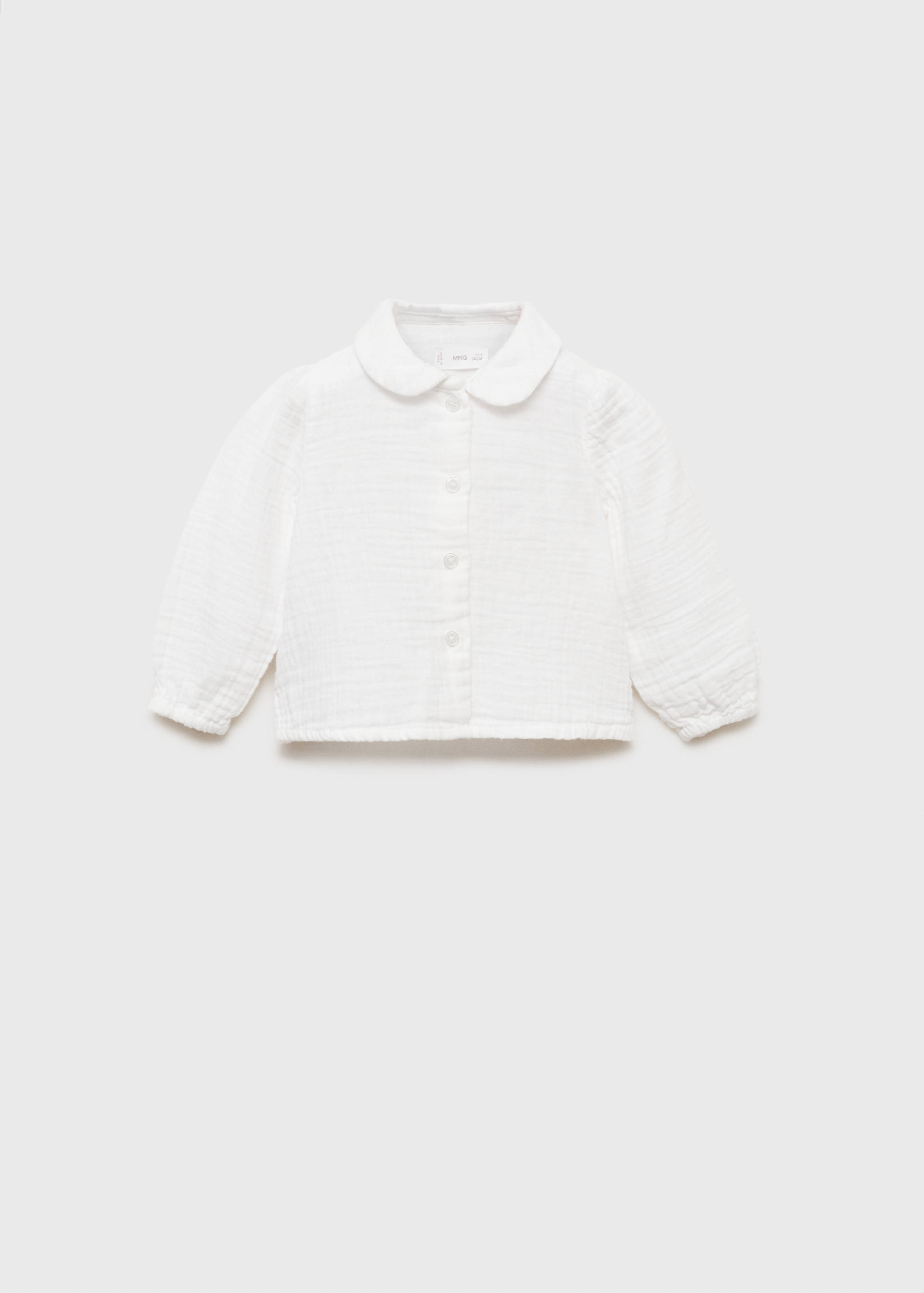 Blouse coton tissu plissé - Article sans modèle
