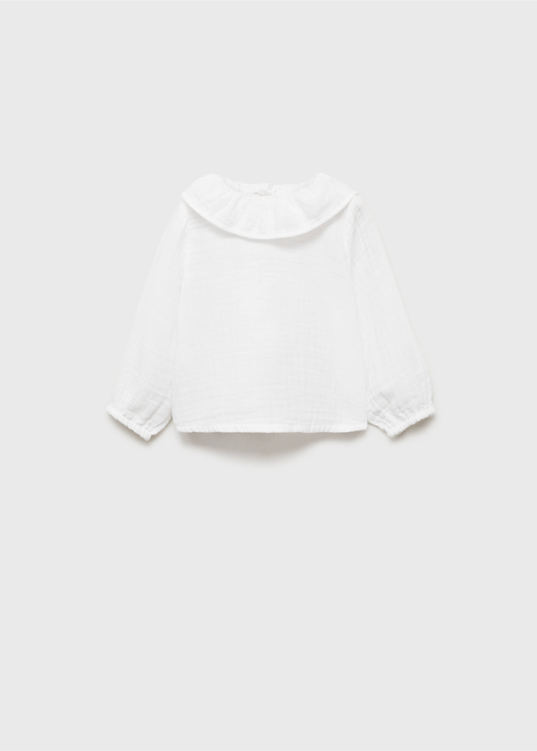 Cheesecloth cotton blouse - Article without model, Off White. Ref: 87032897-00.