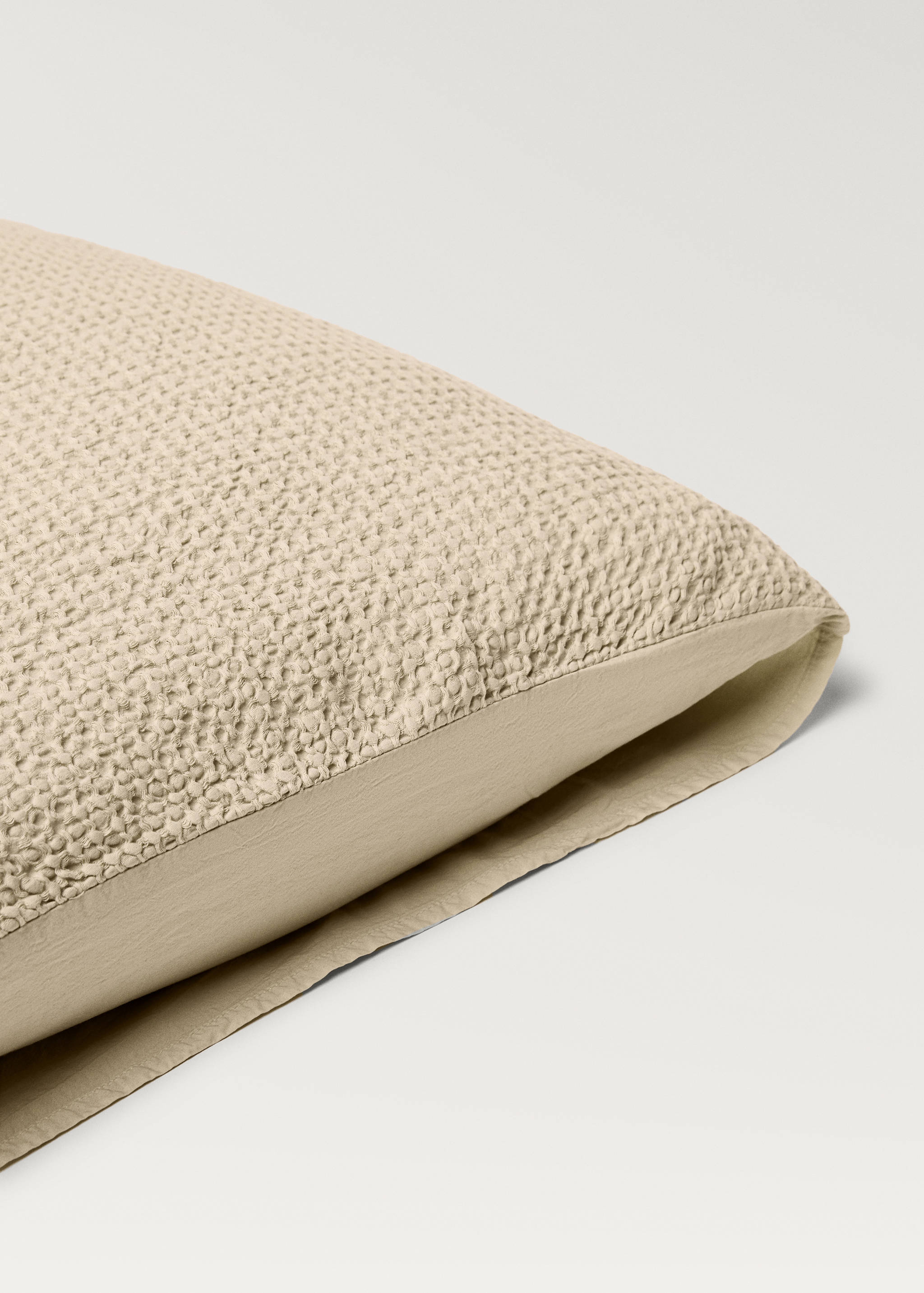 Dues fundes coixinera cotó percala waffle 50x75 cm - Detall de l'article 1
