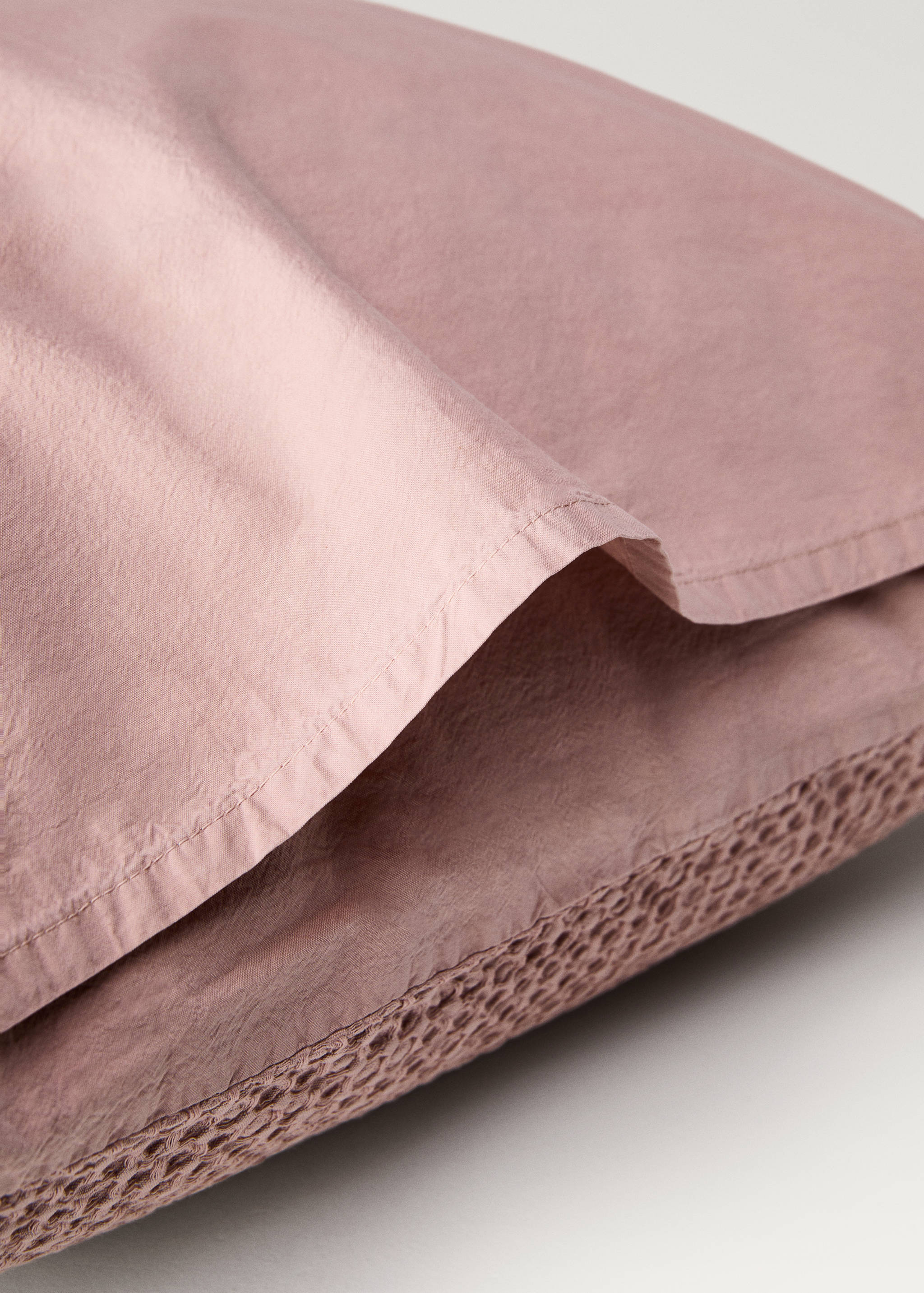 Dues fundes coixinera cotó percala waffle 50x75 cm - Detall de l'article 2