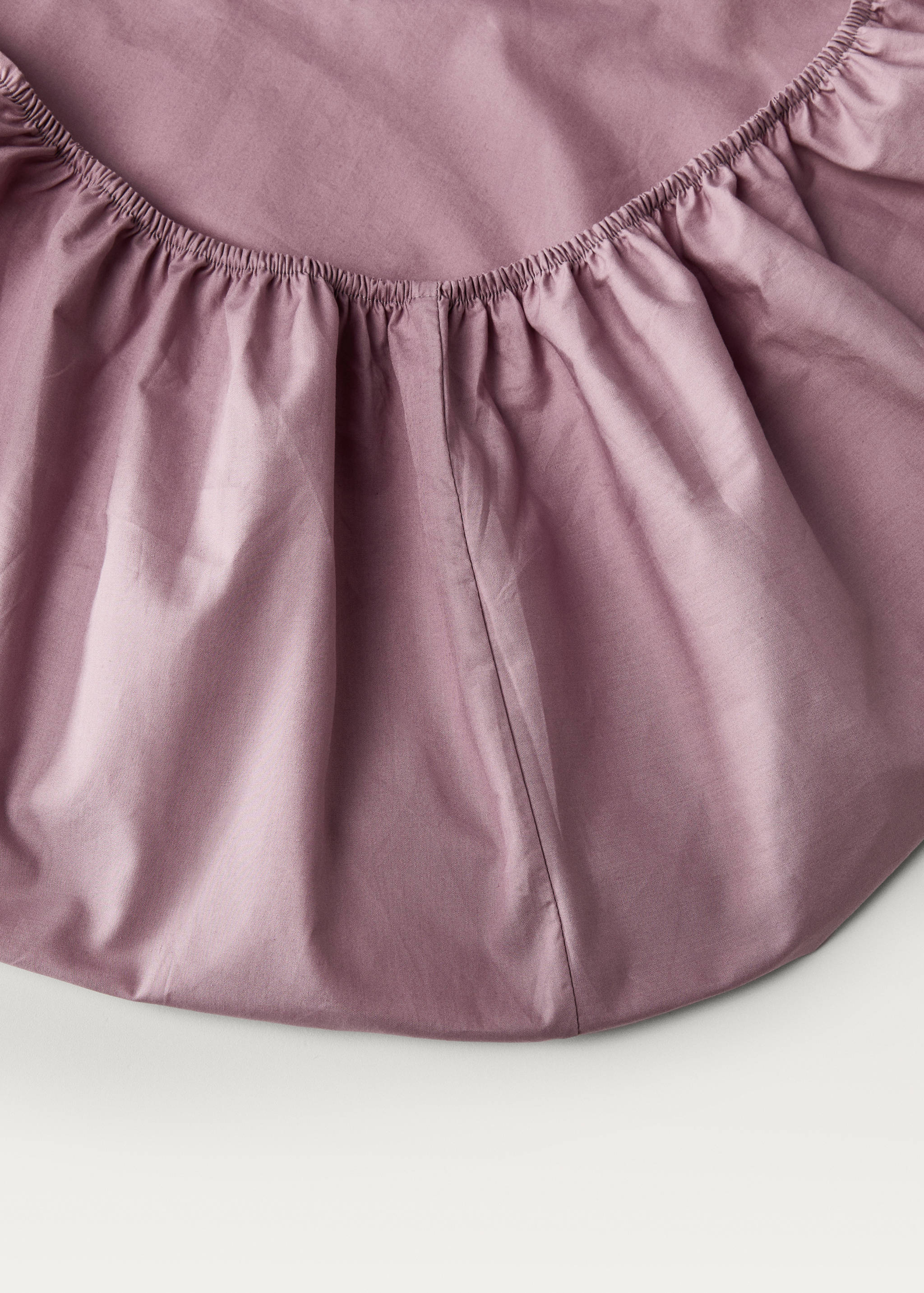 Percale cotton fitted sheet for 150 cm bed - Details of the article 2