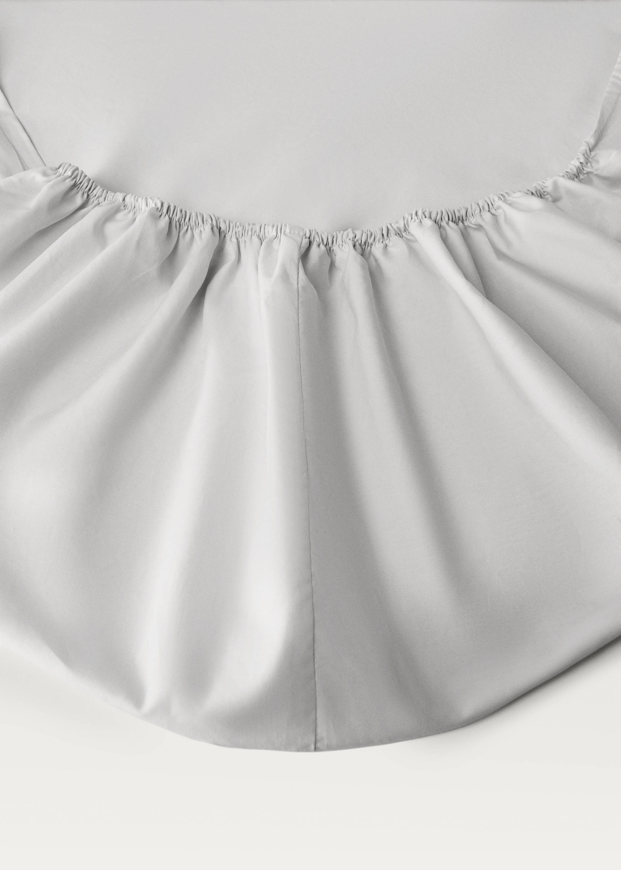 Percale cotton fitted sheet for 150 cm bed - Details of the article 3