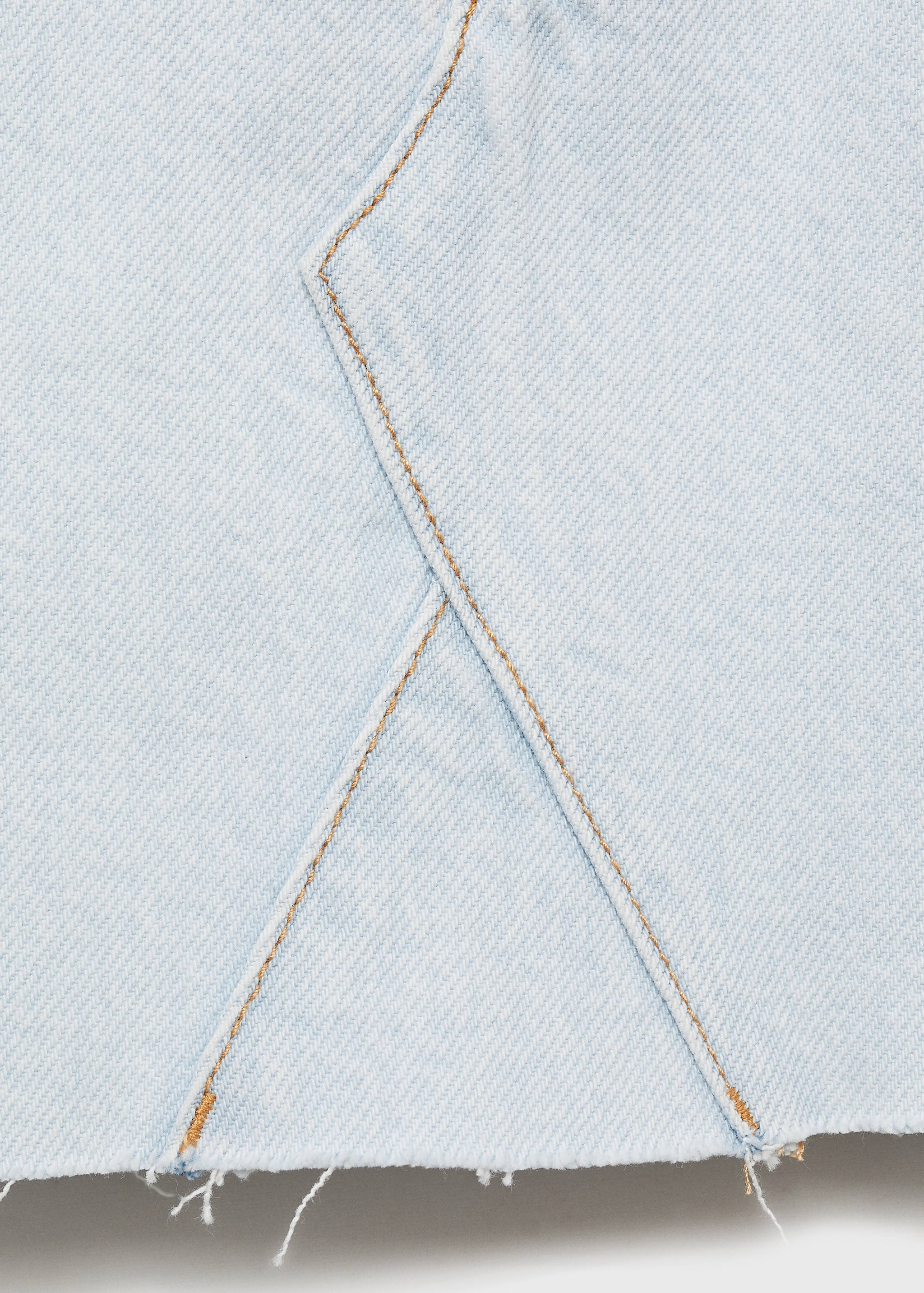 Denim mini-skirt - Details of the article 0