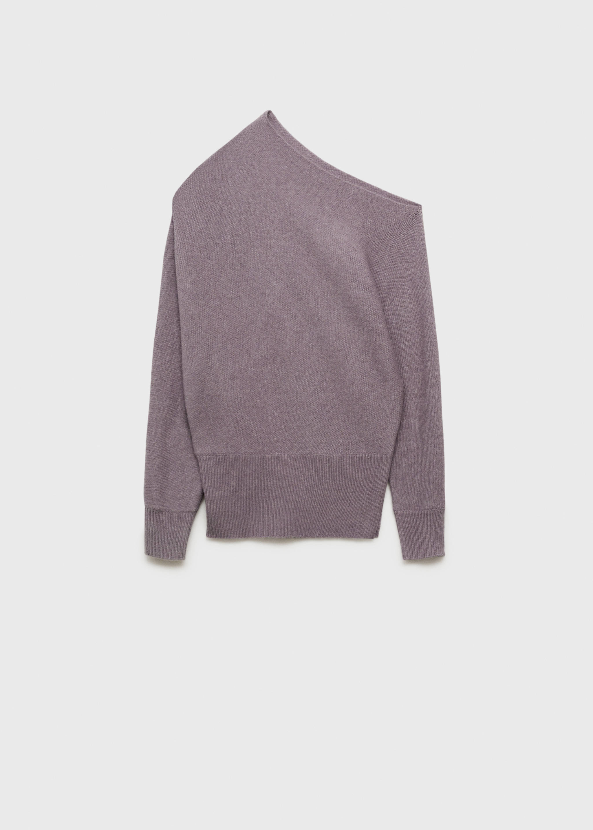 Asymmetrical wool-blend sweater - Article without model