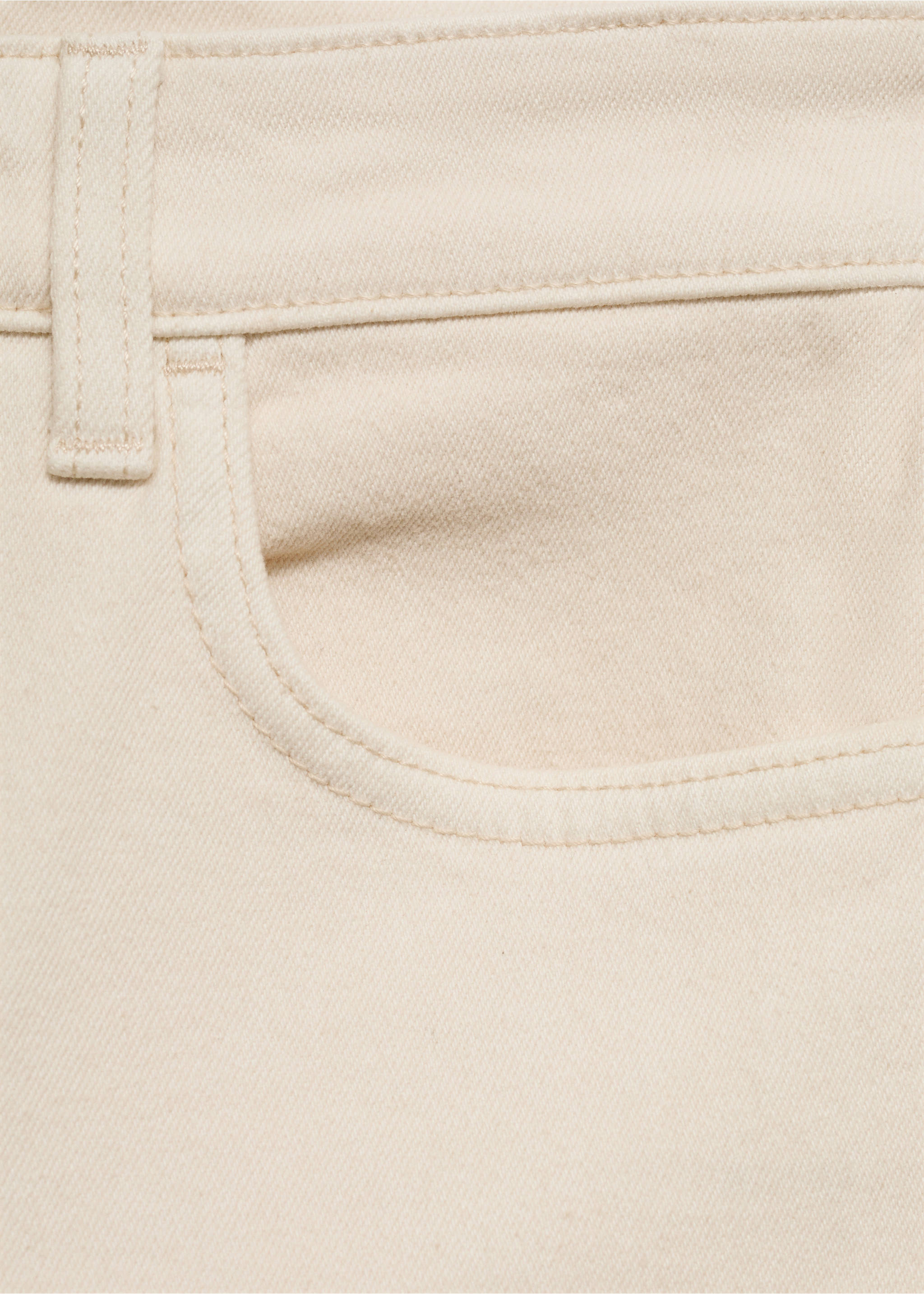Jeans Newmom confort tiro alto - Detalle del artículo 8, Crudo. Ref: 87033274-00.