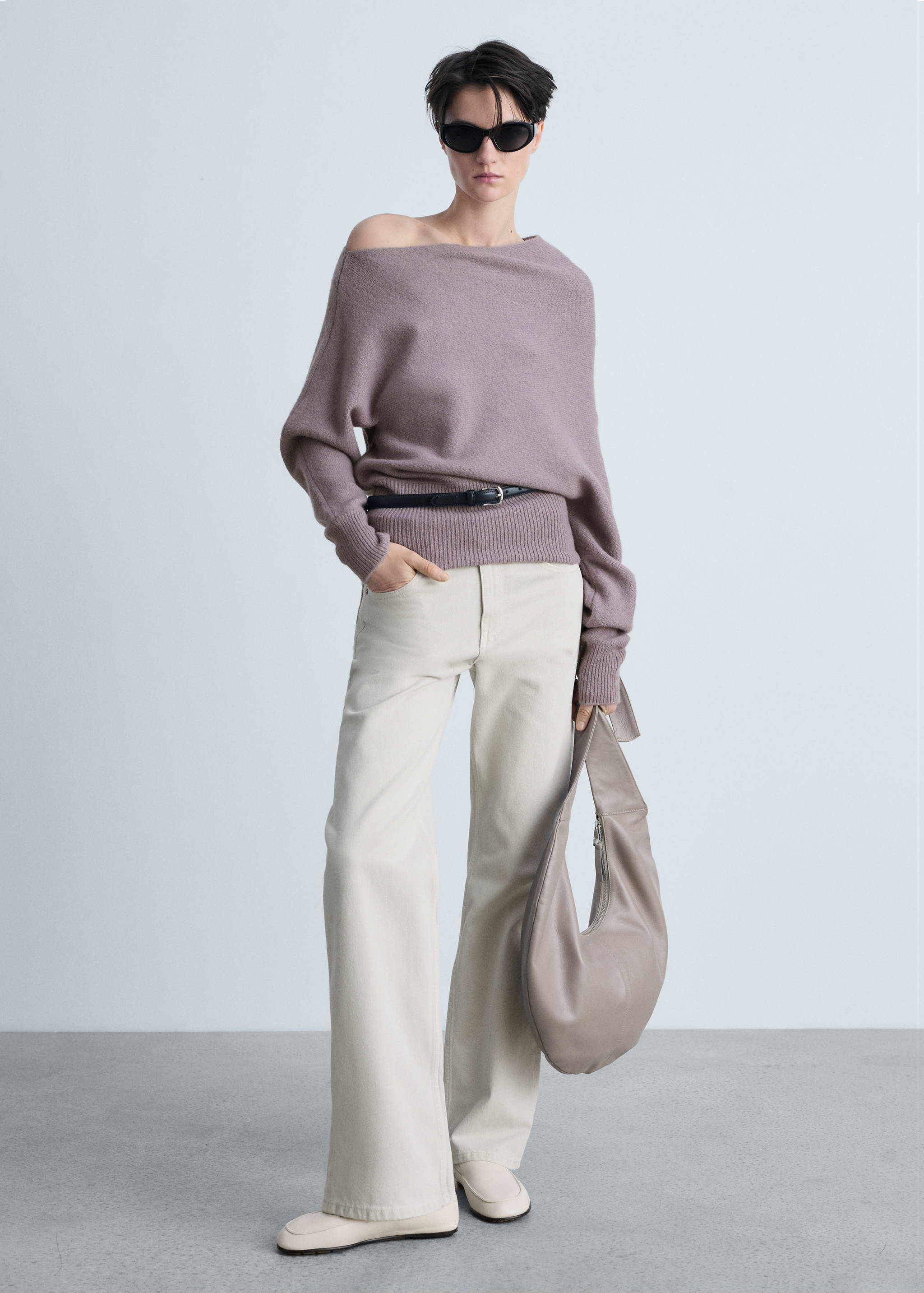 Miami medium-rise straight-fit jeans - General plane