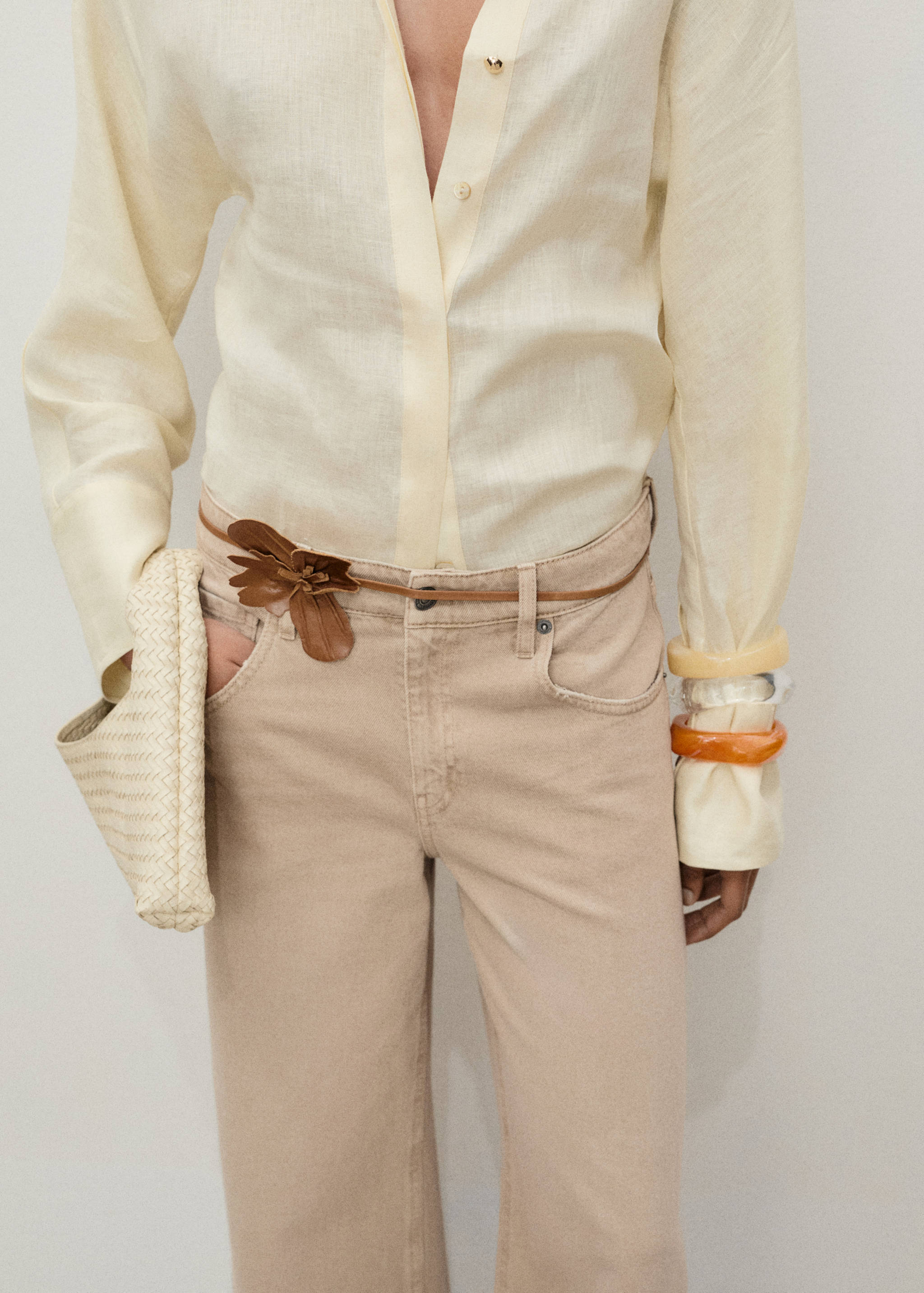 Low-rise wideleg jeans - Details of the article 6