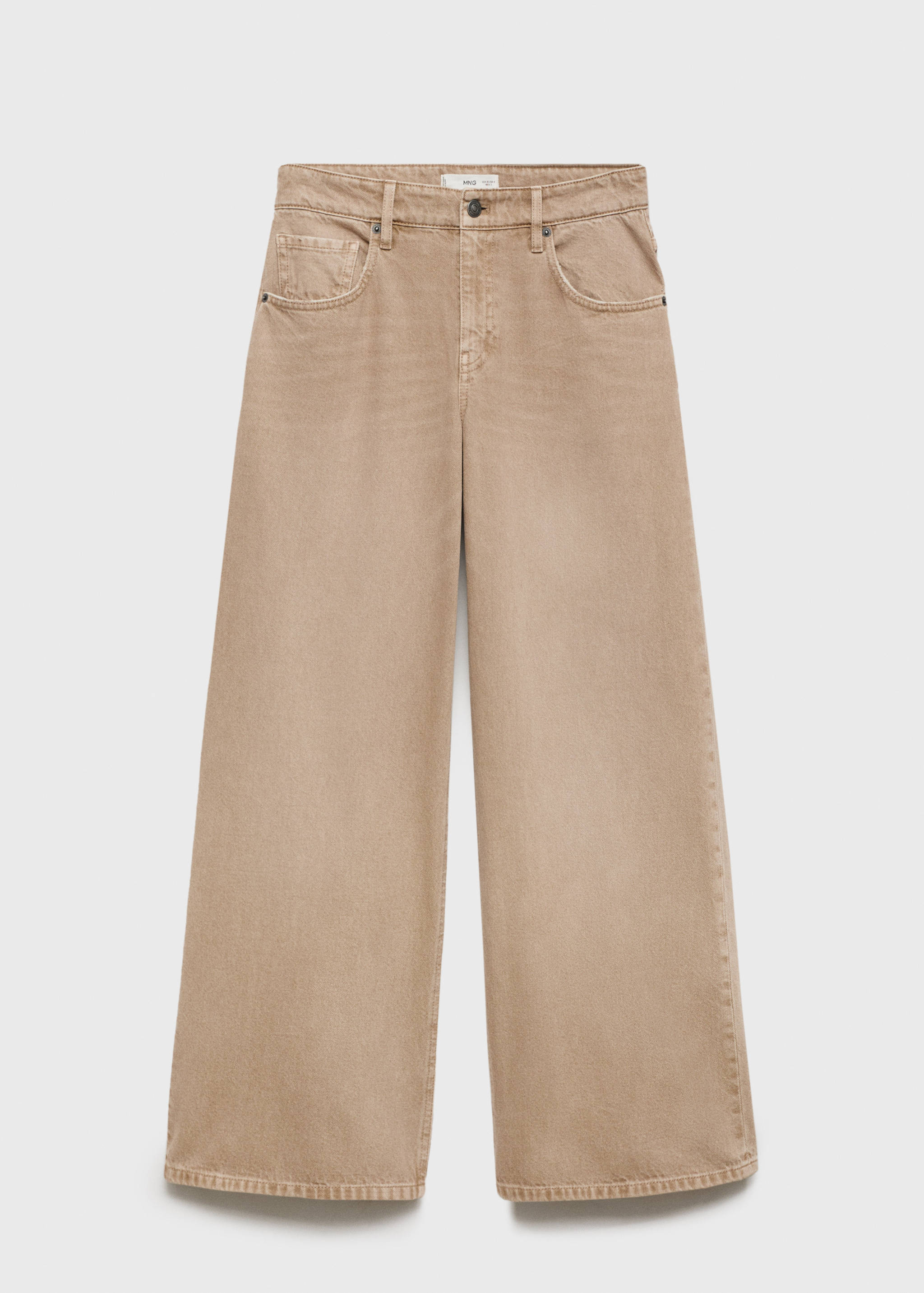 Jeans wide leg tiro bajo - Artículo sin modelo