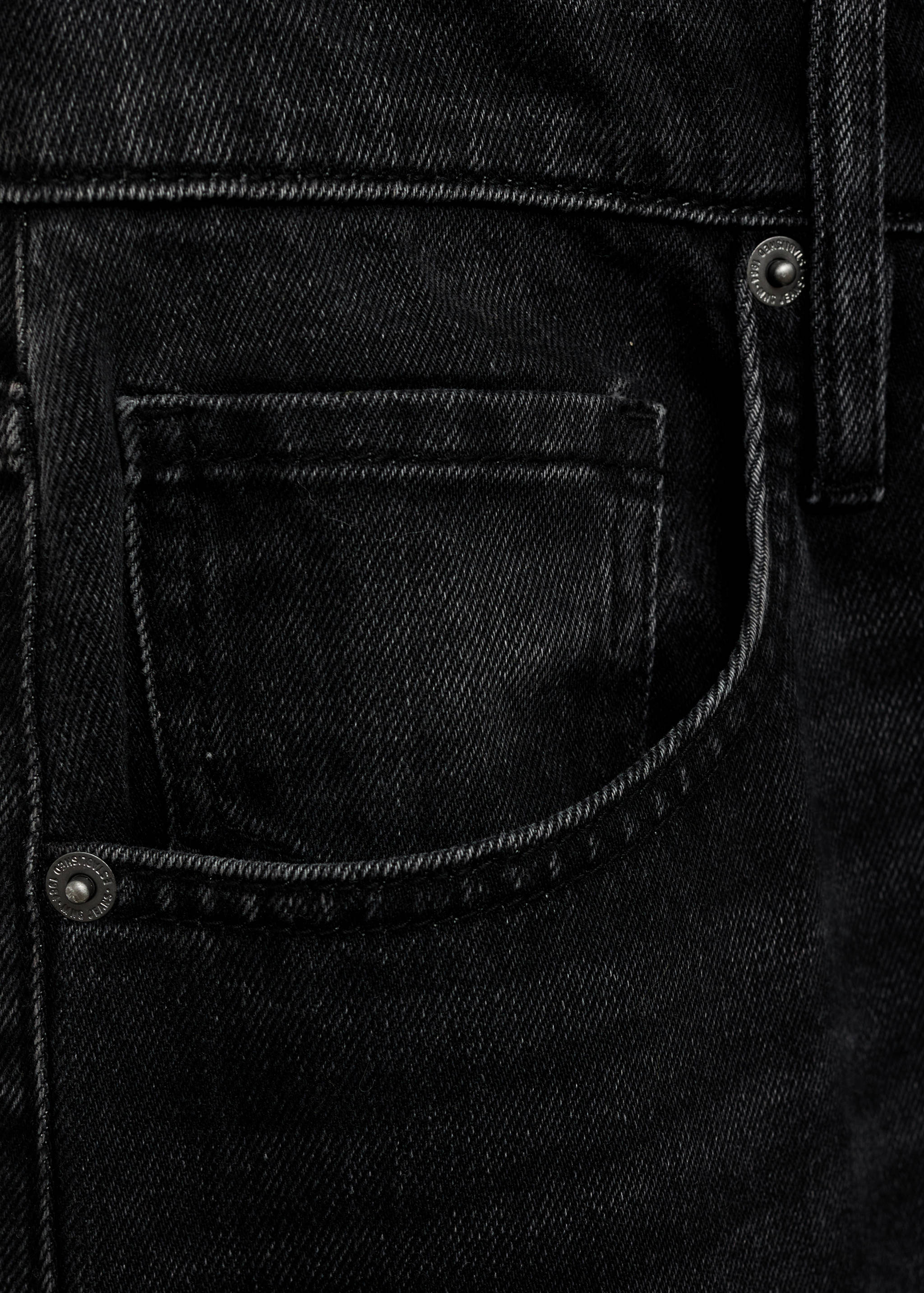 Low-rise wideleg jeans - Details of the article 0