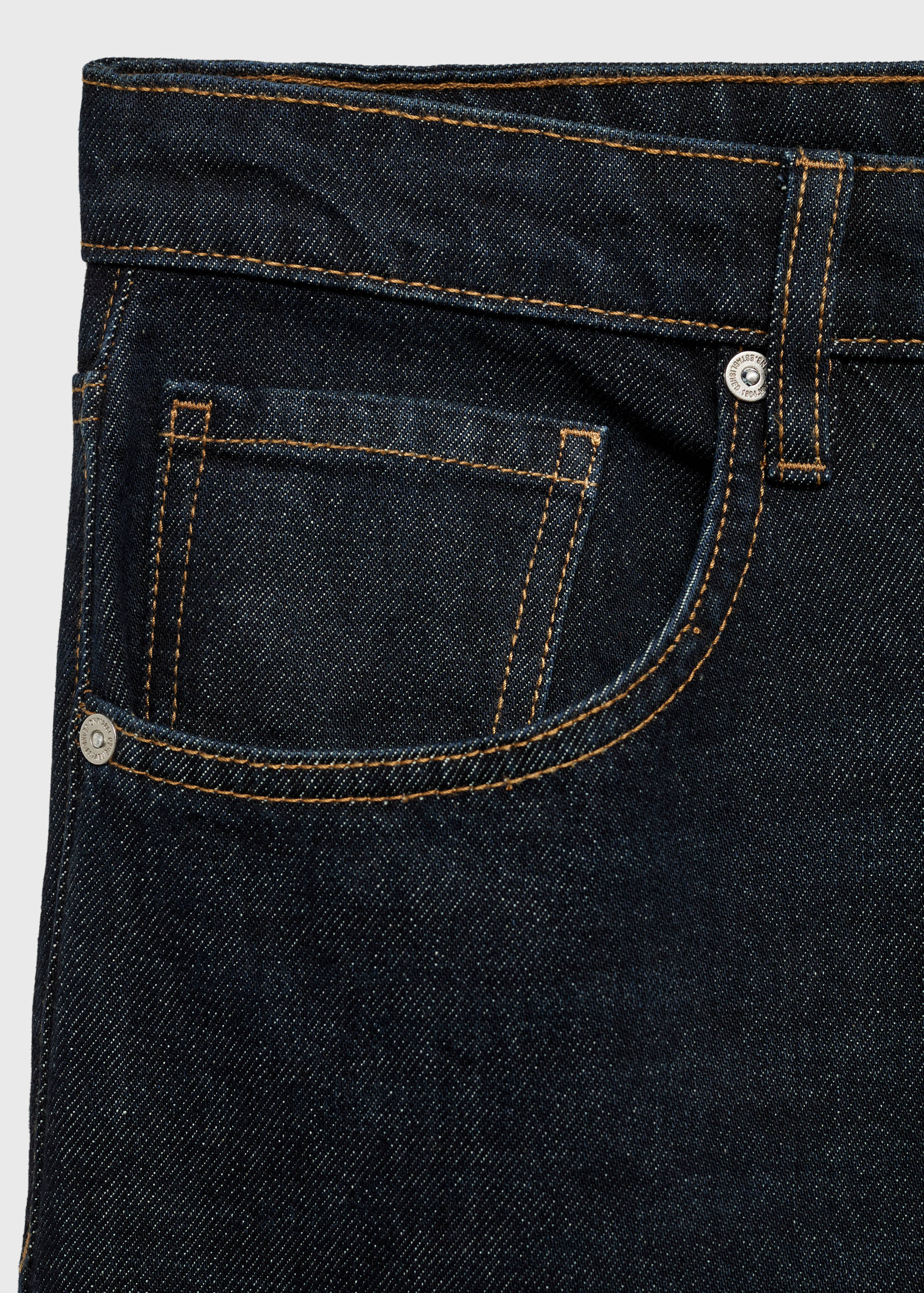 Low-rise rinse-wash wide leg jeans - Details of the article 8