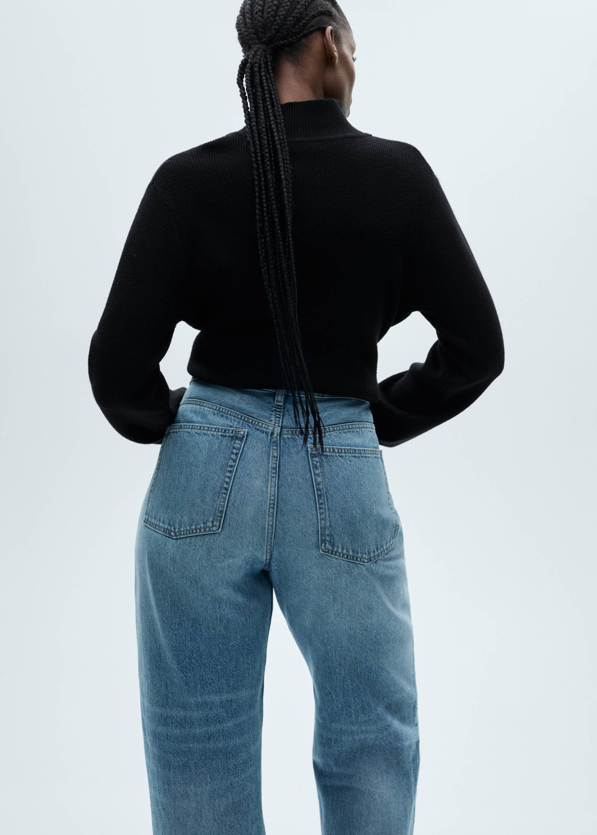 Miami medium-rise straight-fit jeans - Details of the article 4