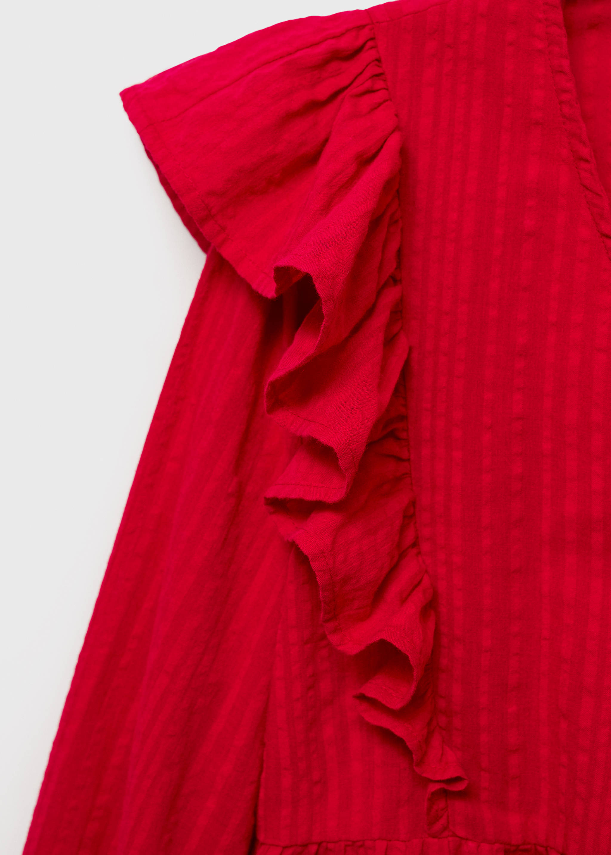 Ruffle shoulders blouse - Details of the article 0